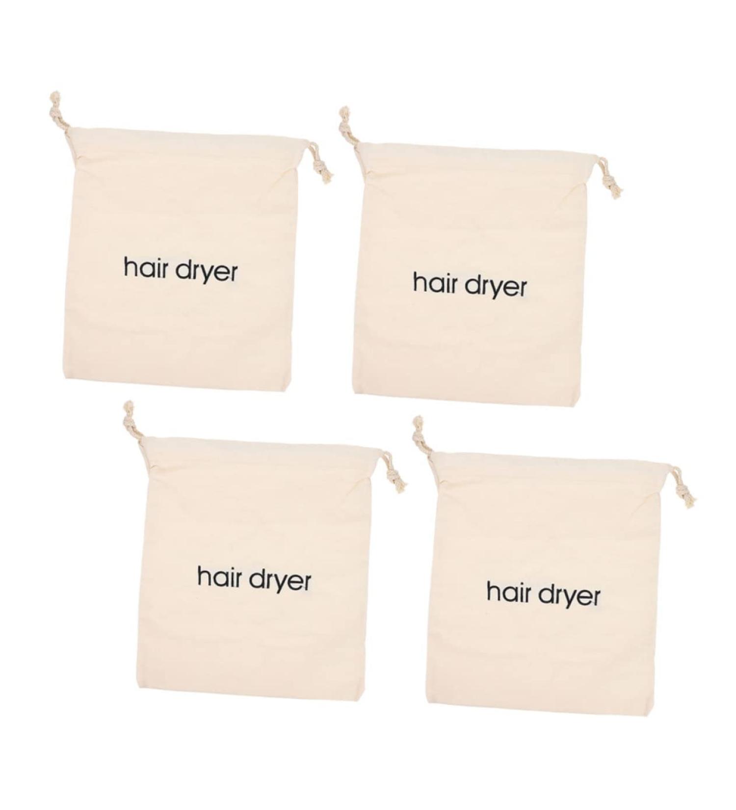 Baluue 20 Pcs Hair Dryer Storage Bag Portable Dryer Travel Hair Dryer Traveling Makeup Bag Beige Fabric - Buy Online on GoSupps.com