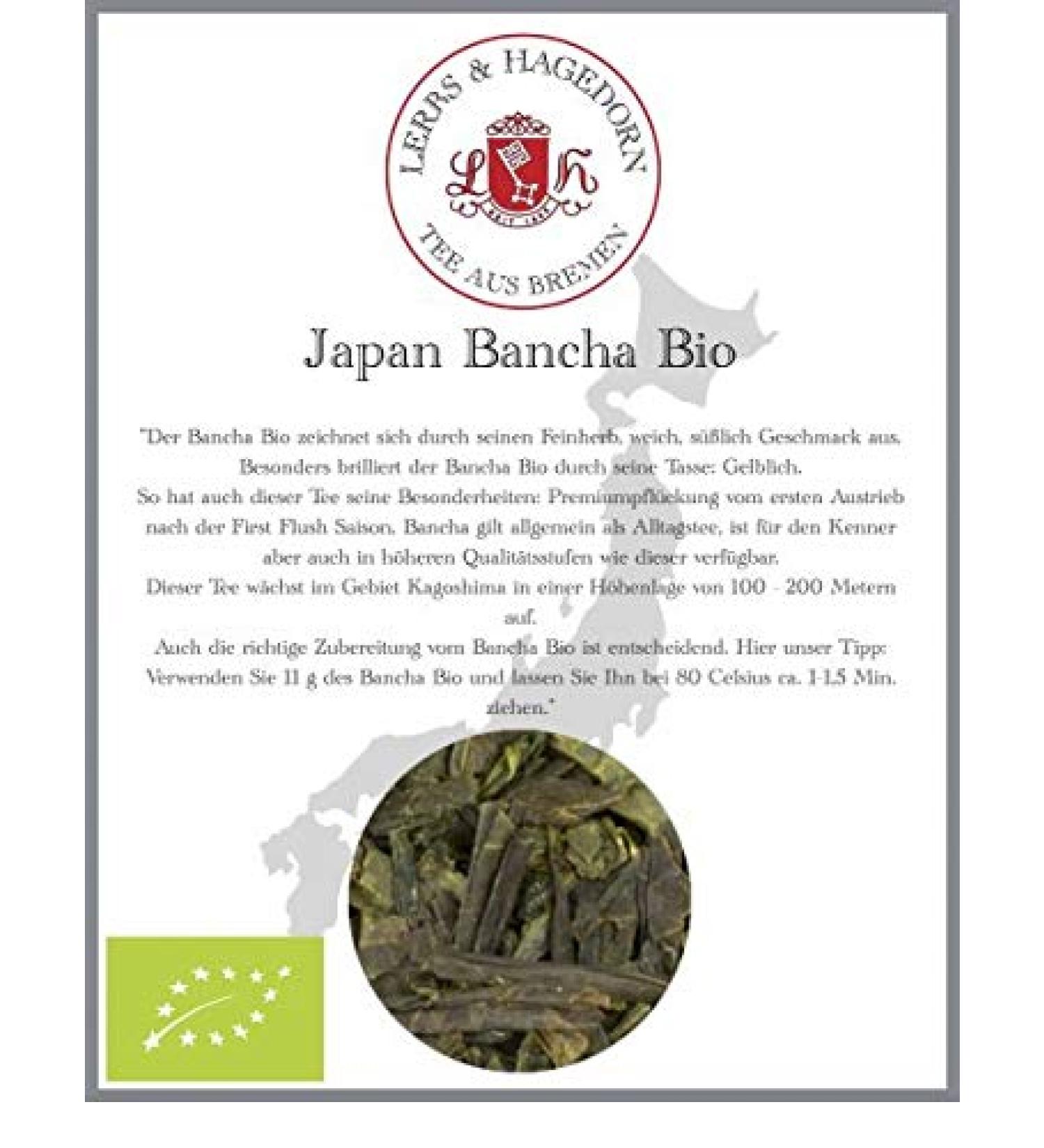  Lerbs & Hagedorn Japan Bancha bio 2 kg - Buy Online on GoSupps.com