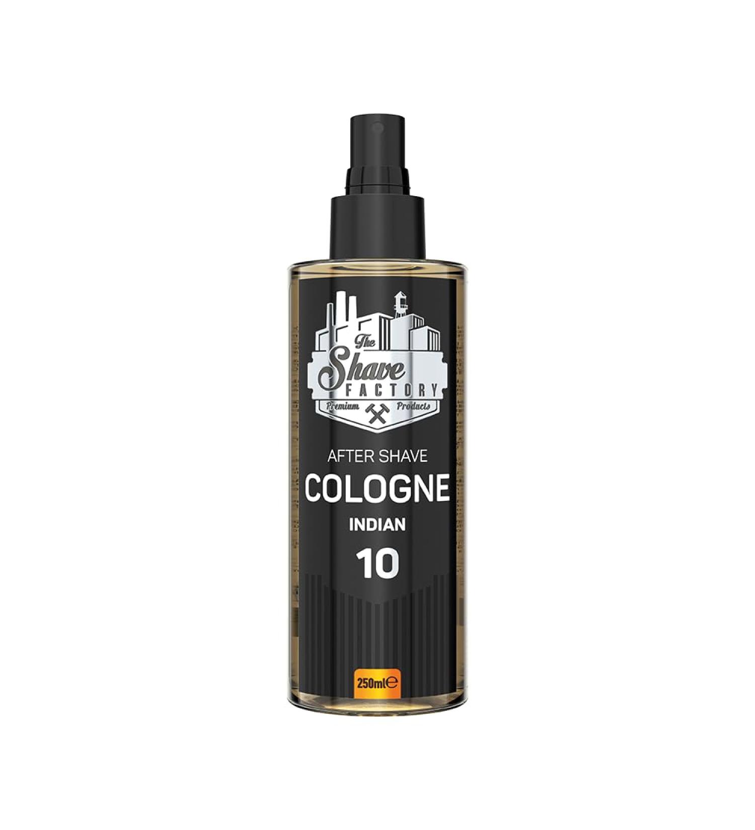 the shave factory After Shave Cologne Series (10 Indian 250ml (8.45 fl. oz)) 10 Indian 8.45 Fl Oz (Pack of 1) - Buy Online on GoSupps.com