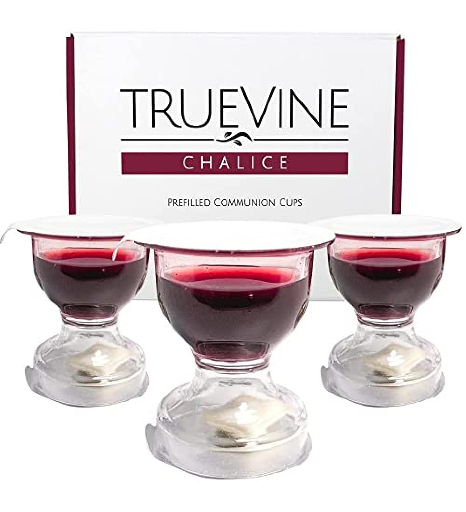 TrueVine Chalice Prefilled Communion Cups and Wafer Set - 1000 Count Pack - Easy-Open Communion with Bread & Juice - Fresh and Convenient for Your Service - Buy Online on GoSupps.com