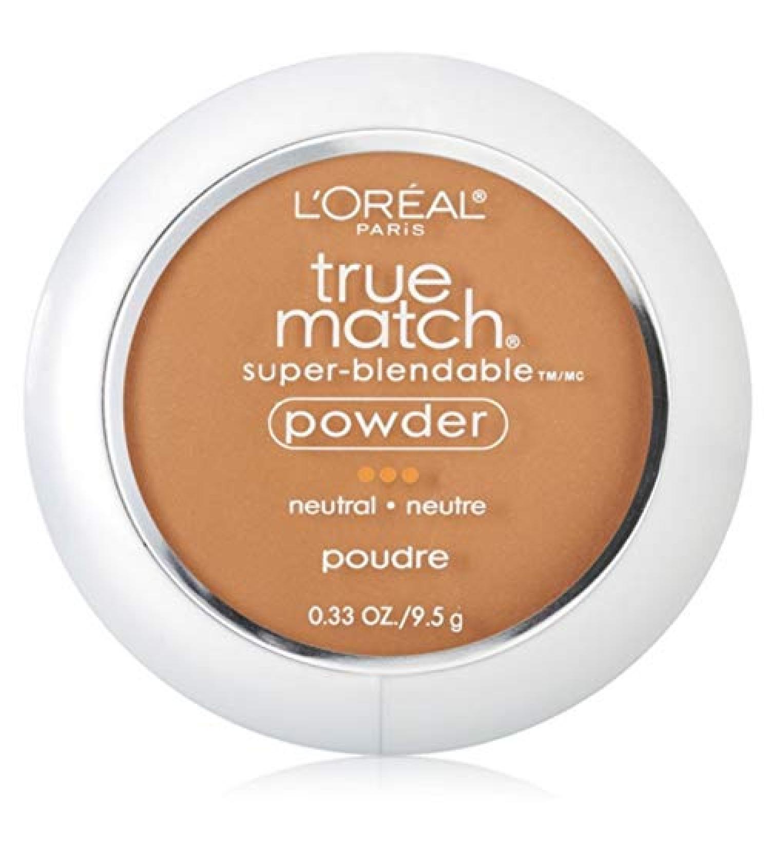L'Oreal True Match Powder Classic Tan N7 0.33 oz (Pack of 2)