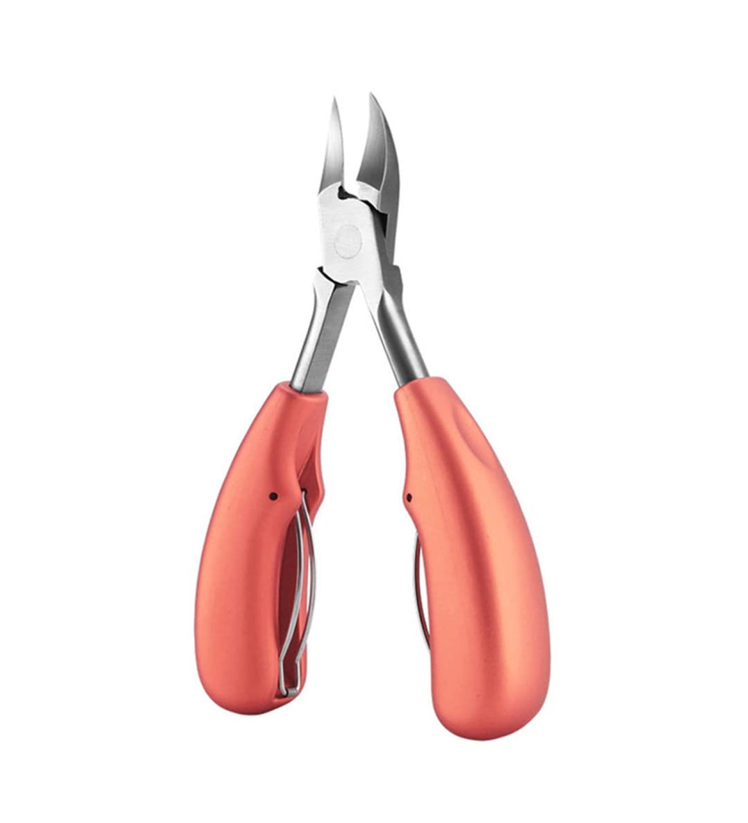 1Pc Toe Nail Clippers Nail Correction Thick Nails Ingrown Toenails Nippers Cutters Dead Skin Dirt Remover Pedicure Care Tool Type1 Rose Gold