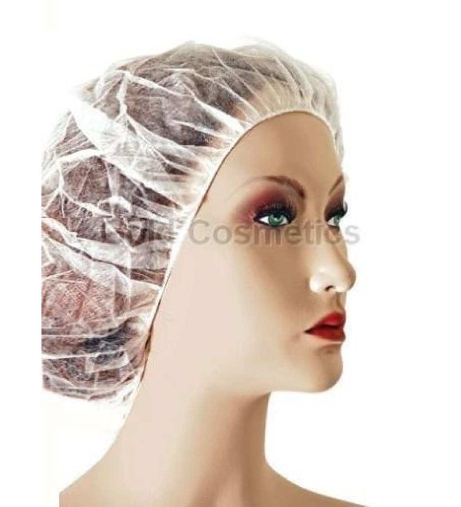 1000 Ct. White Disposable Bouffant Caps - Banded Non-Woven Accordion Style - Bulk Pack - Buy Online on GoSupps.com