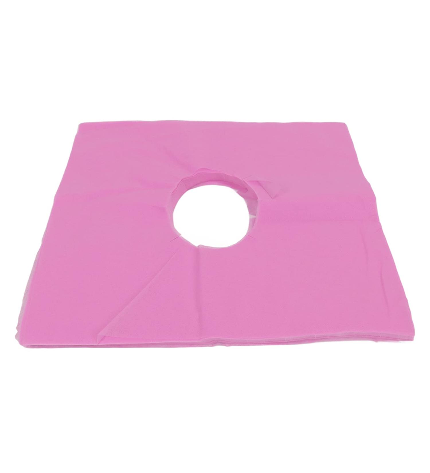 Verdant Touch Disposable Headrest Covers - 100 Pack Breathable & Water Absorbent Pink Beauty Salon Support - Buy Online on GoSupps.com