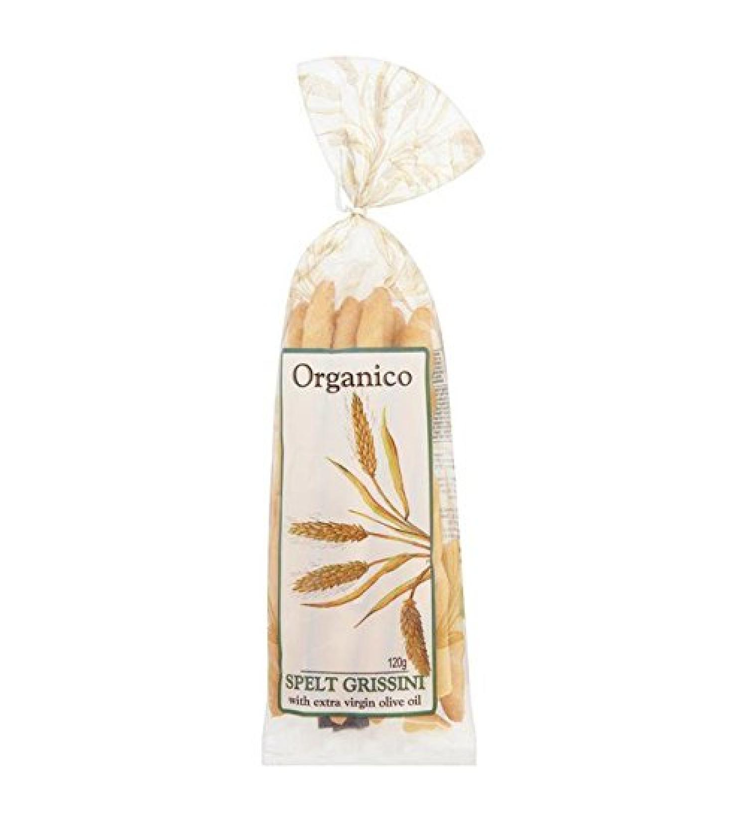 Organic Spelt Breadsticks 120g