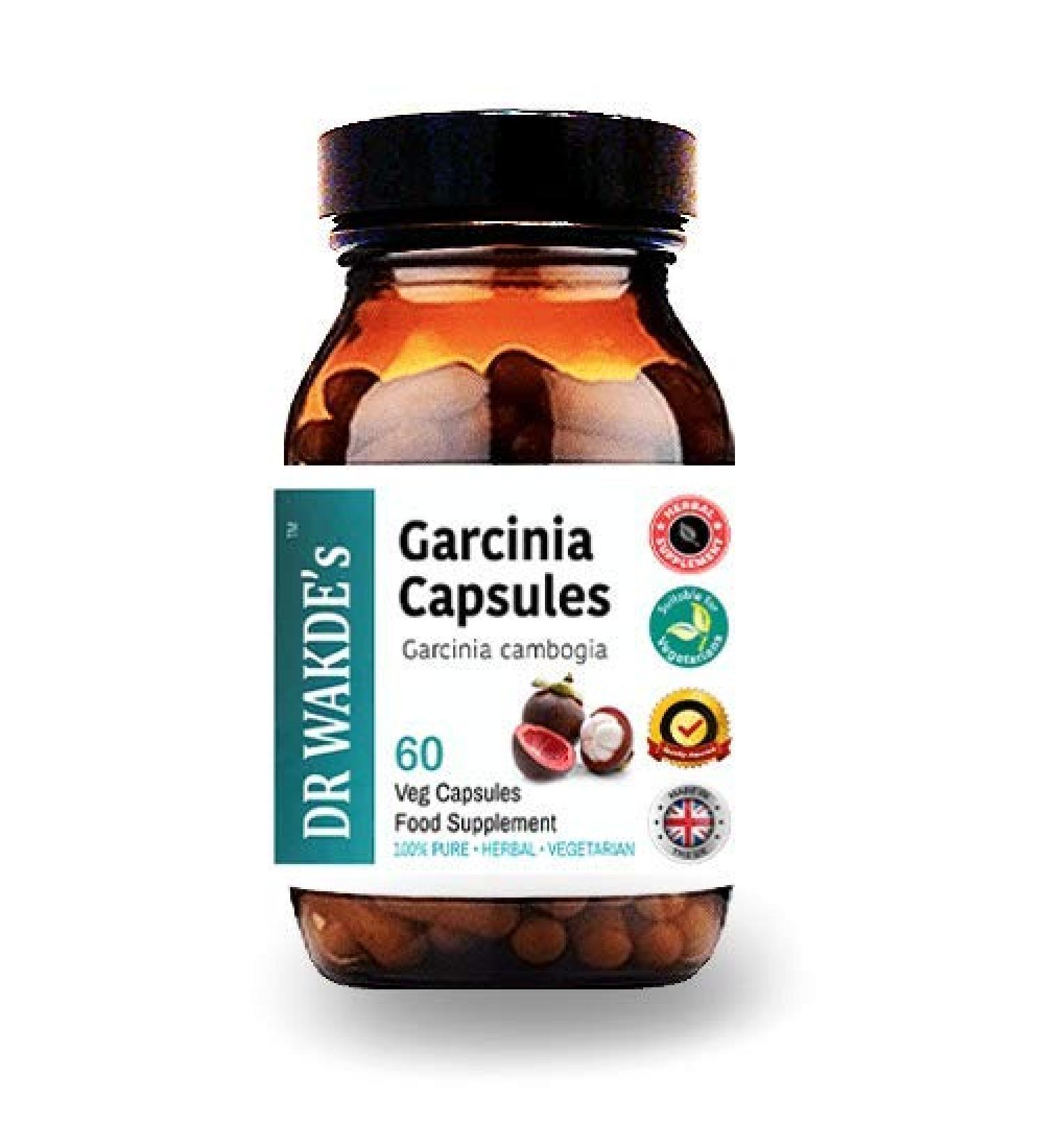 Organic Garcinia Cambogia 60 Veg Capsules - Ayurvedic Plant-Based Supplement for Weight Management - Vegan and All-Natural - Buy Online on GoSupps.com