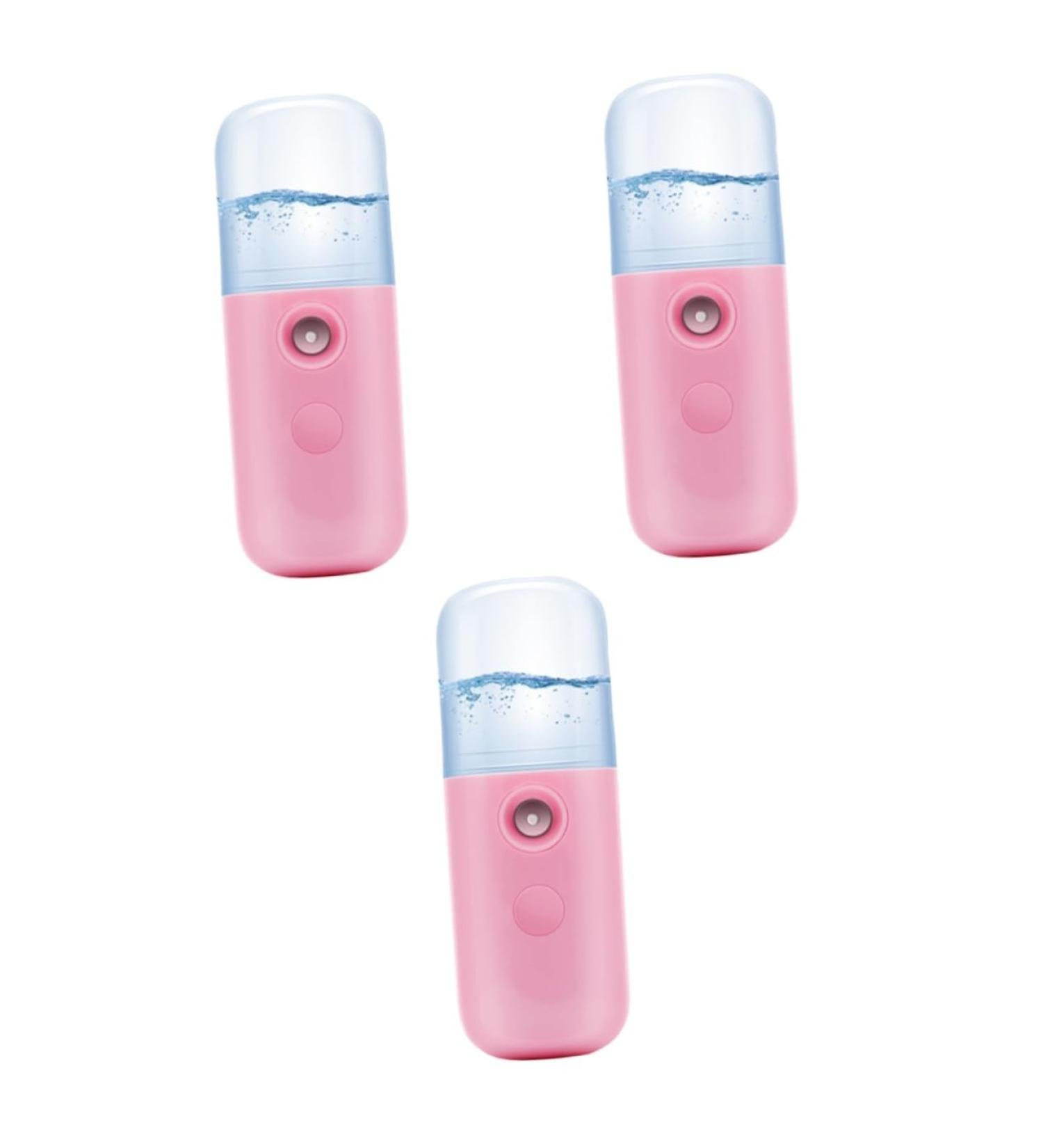 Hemoton 3pcs USB Charging Steamer Nano Mist Sprayer Face Sprayer Makeup Device Handheld Spray Device Facial Steamer - Buy Online on GoSupps.com