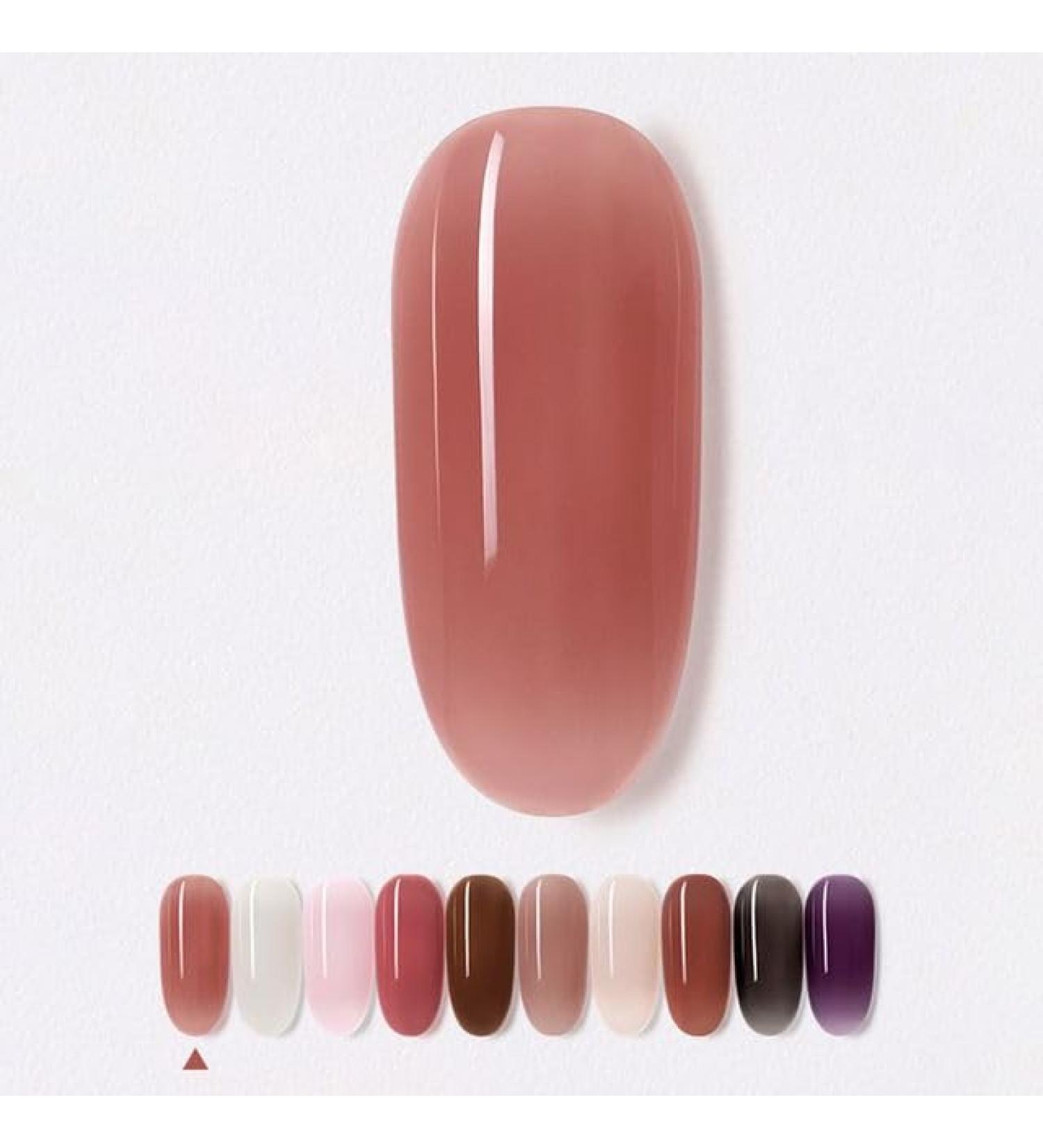 7.3ml Pink Gel Nail Varnish Top Coat Transparent Jelly Gel Gel Nail Polish Soak Off UV Gel Phototherapy Gel - (Color: 1) - Buy Online on GoSupps.com
