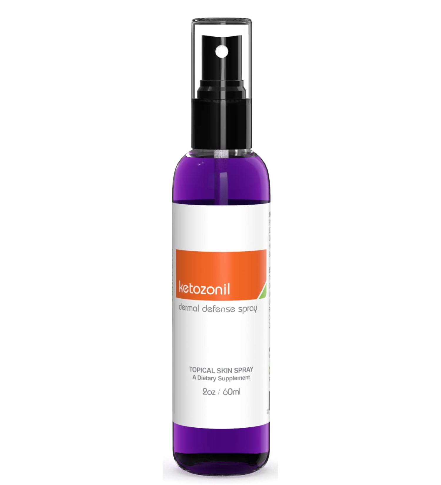 OmNutra Ketozonil Dermal Defense 2OZ Spray - Jock Itch & Athlete's Foot Treatment with Tea Tree Oil & Witch Hazel - Buy Online on GoSupps.com