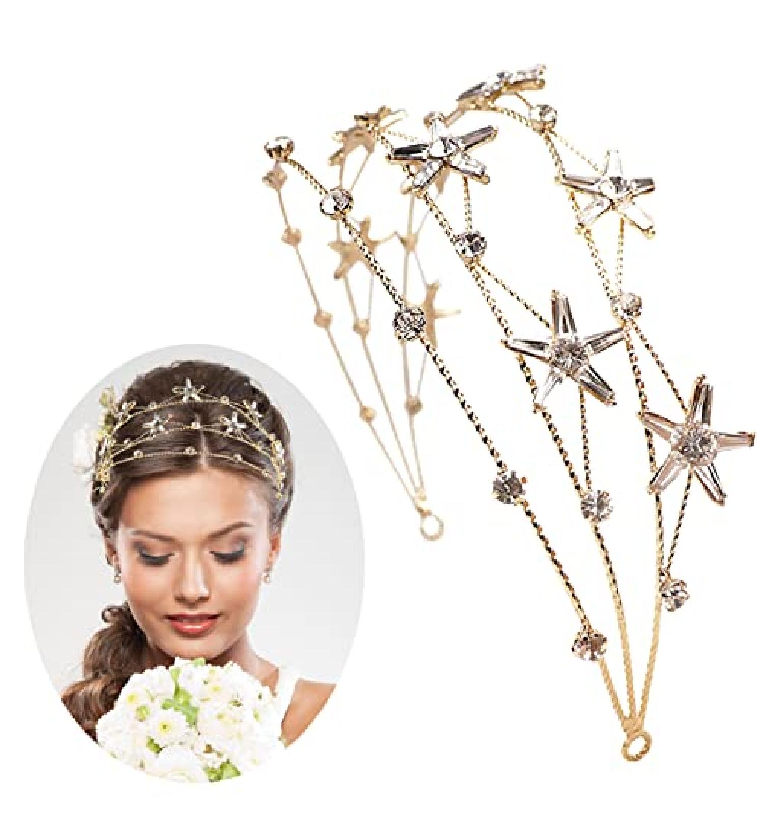 FERCAISH Rhinestone Crystal Crown | Wedding & Bridal Headpiece for Women | Princess Crown for Christmas, Photography & Parties - Buy Online on GoSupps.com