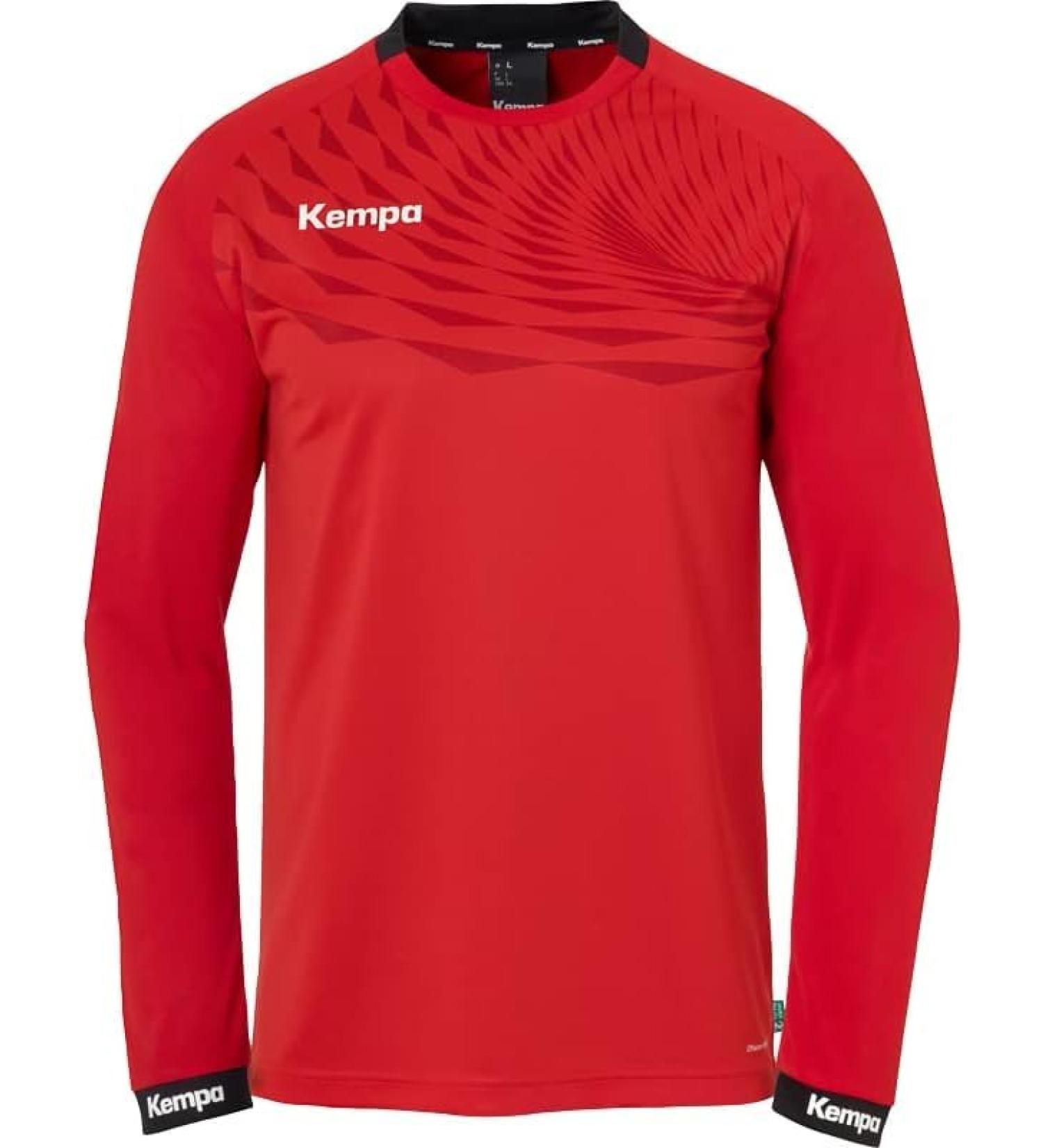 Kempa Wave 26 Longsleeve Unisex Sports Shirt | Handball & Volleyball Jersey | Elastic Indoor Sweater - International Shipping Available - Buy Online on GoSupps.com