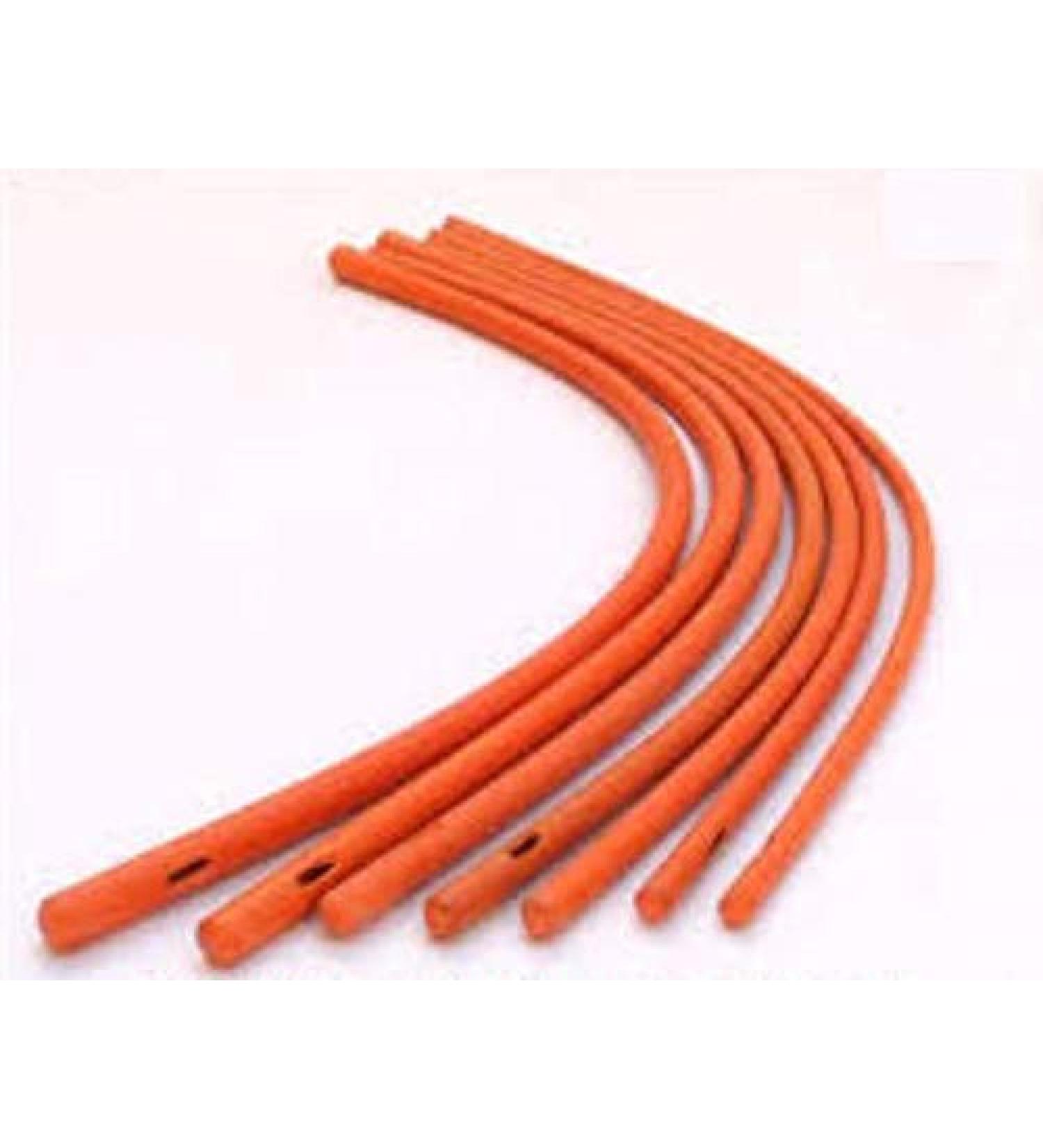 Rubber Tube Sutra Netti for Nasal Cleaning (Brown) - 10 Pieces (Size No. 3) | International Shipping - Buy Online on GoSupps.com