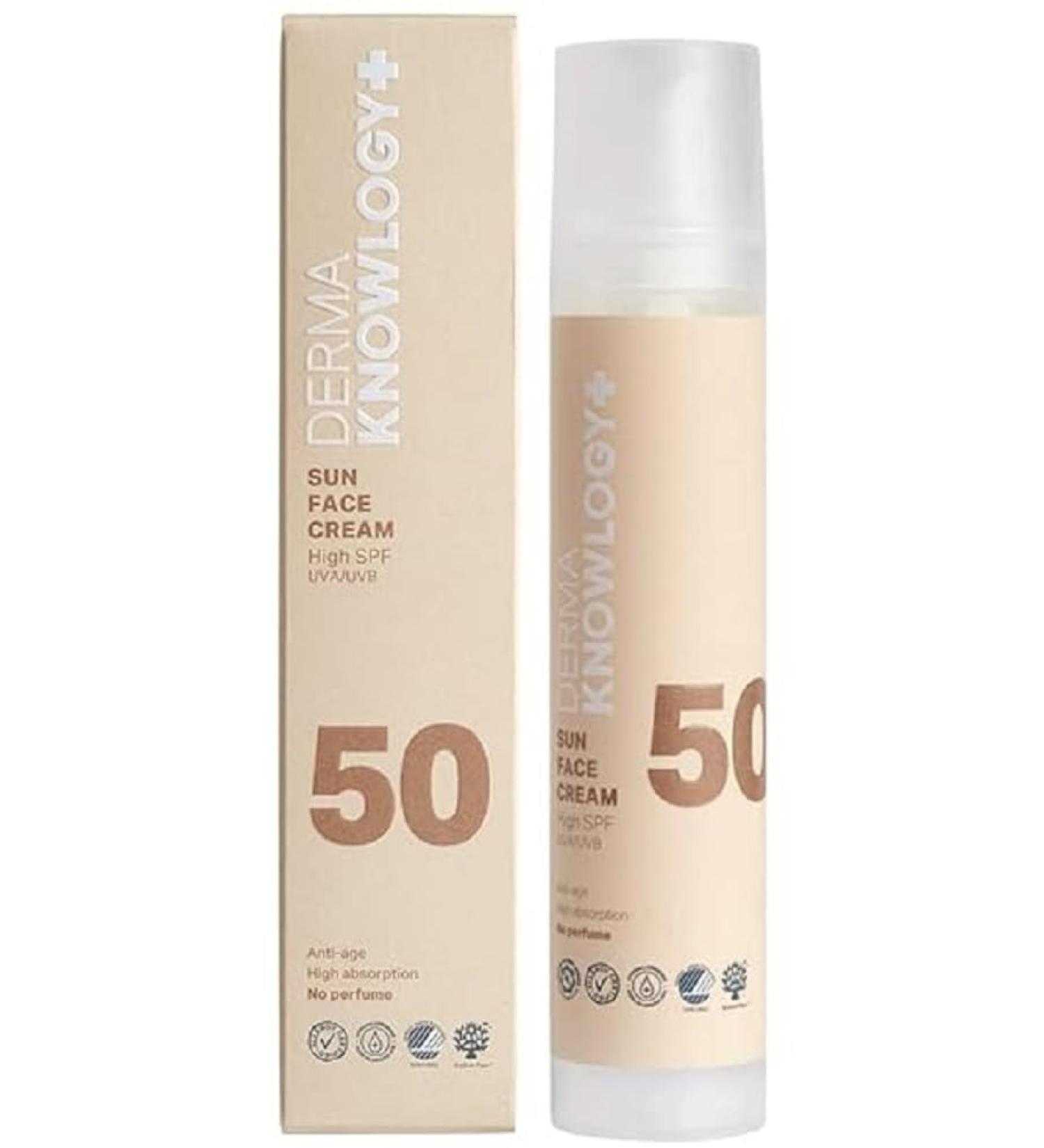 DERMAKNOWLOGY - Face Sun Lotion SPF 50 50 ml - Buy Online on GoSupps.com