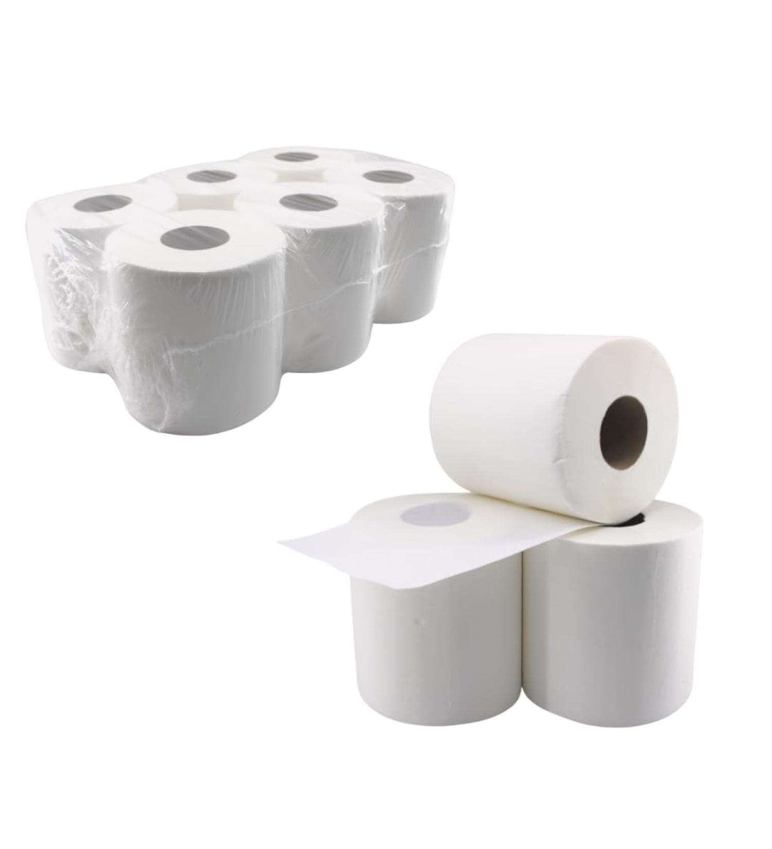 EnPack Pakla Household Towels - 6 Rolls 160m Perforated Paper Towels for Kitchen & Cleaning - High-White 2-Layer Absorbent Rolls - Buy Online on GoSupps.com