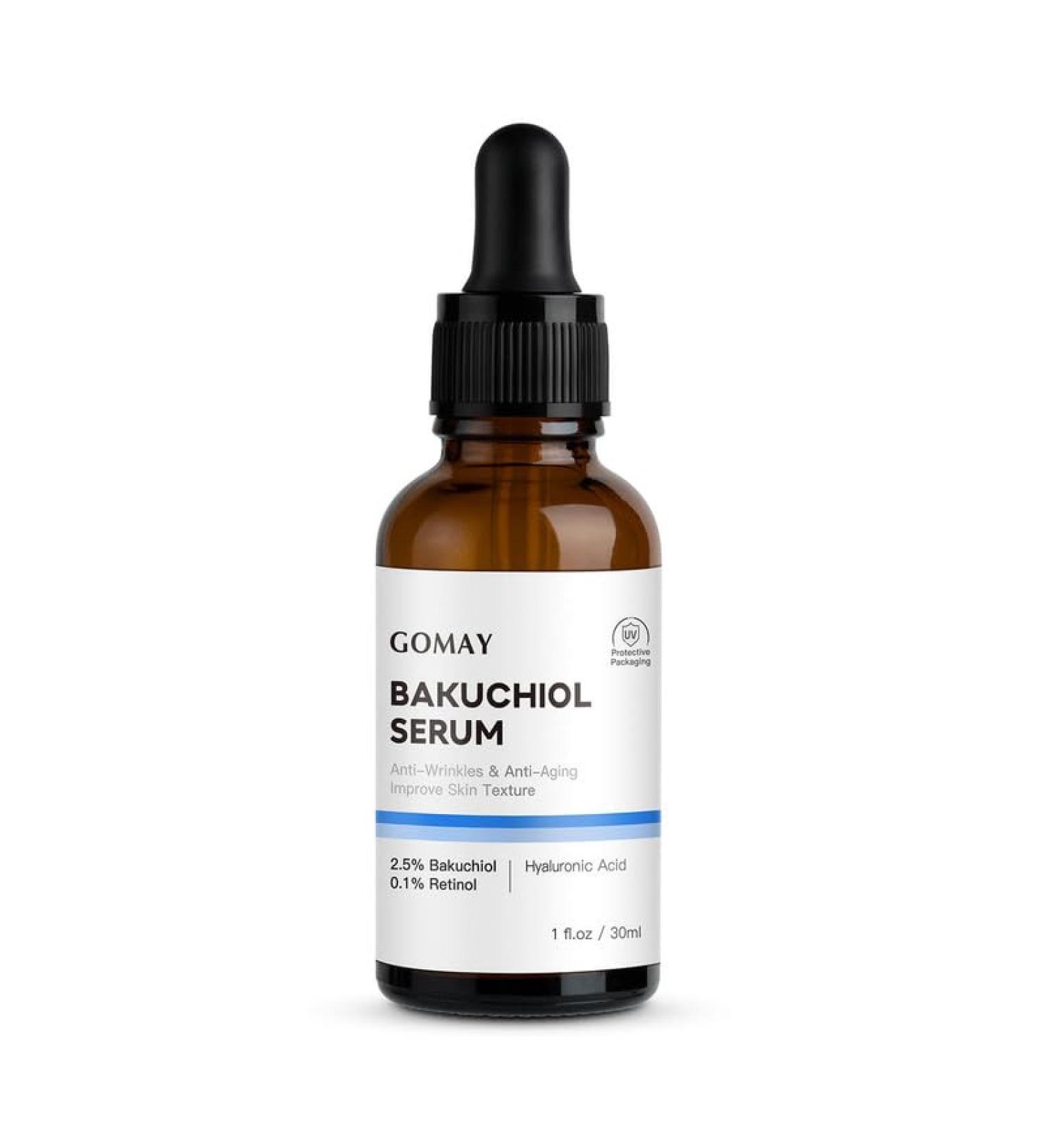 Botanical Brilliance Bakuchiol Serum - Anti-Aging & Texture Enhancer | 1 Fl.Oz | International Shipping Available - Buy Online on GoSupps.com