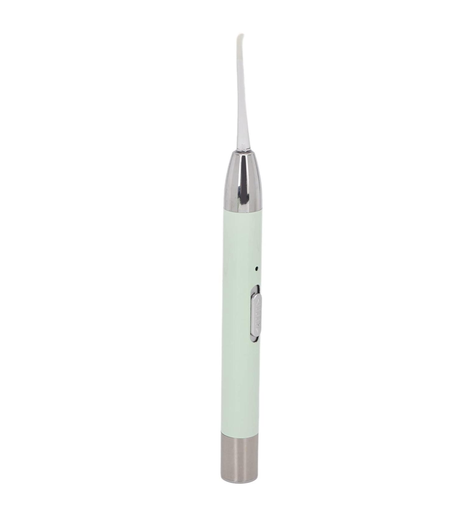 Ear Checking Pen: LED Pen Light with Dual Light Sources for Ear Wax Removal - Includes 4 Tips and Magnifying Lens - Light Green - Buy Online on GoSupps.com