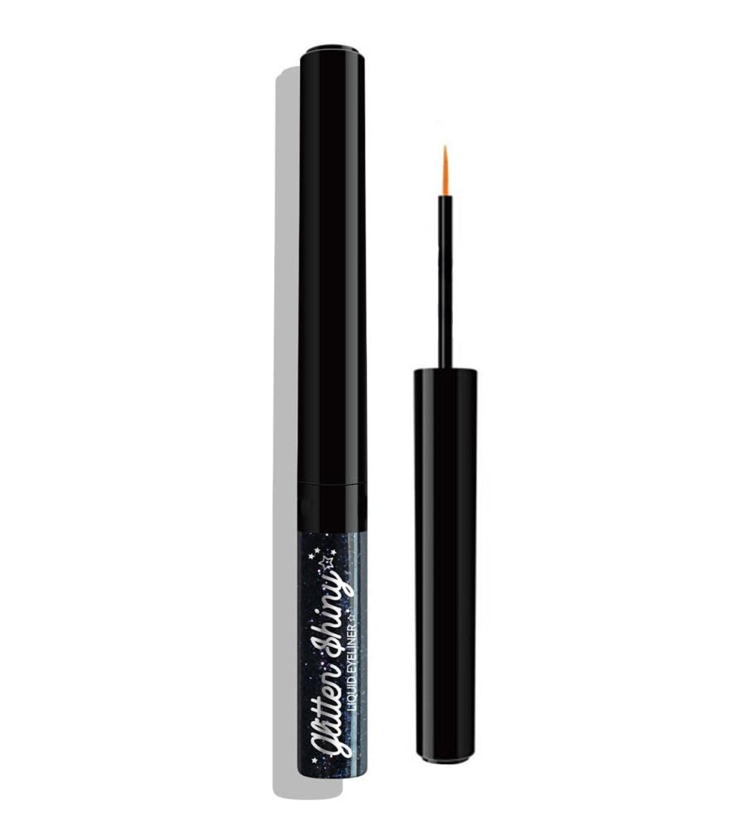 Pearlescent Eyeliner Liquid Glitter Eyeliner Eyeshadow Makeup Stage Show Makeup (Silver Grey) - Buy Online on GoSupps.com