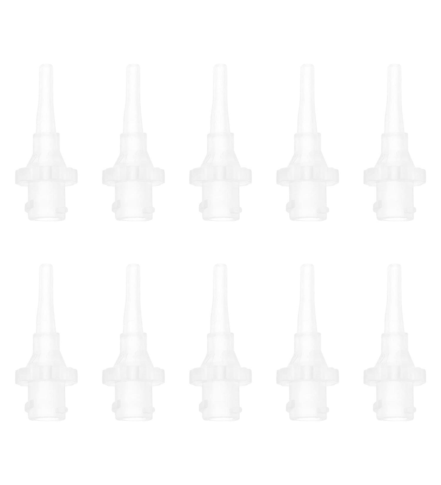 10pcs System Easy Tubes Replacement Earwax Removal Tips - Disposable Transparent Tips for Portable Ear Irrigation System - Buy Online on GoSupps.com
