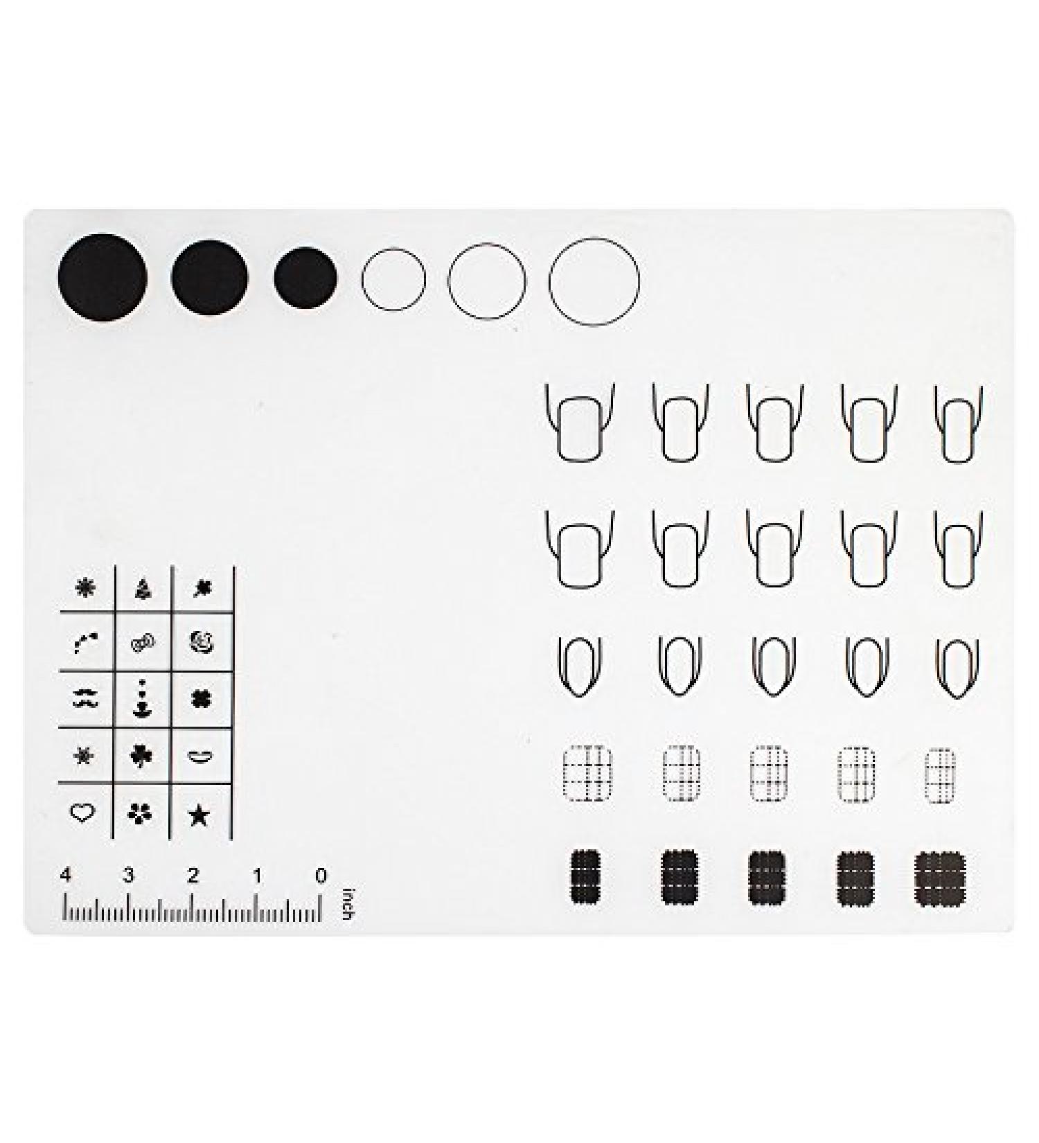 Silicone Stamping Mat - Premium Nail Art Mat for Stamping Stencils & Varnishes | Enjoy International Shipping - Buy Online on GoSupps.com
