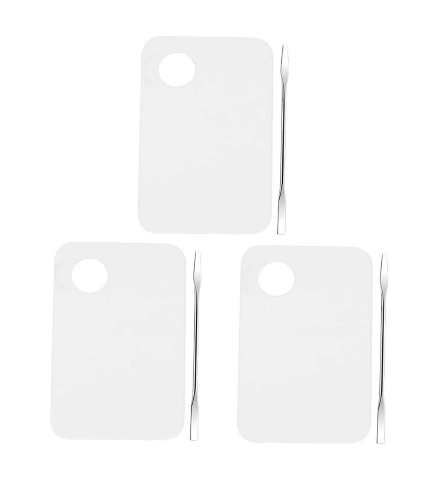 Cabilock 3 ensembles Set de Palettes Cosm tiques Transparentes Acrylique avec Spatules Outil de M lange pour Manucure Accessoires Professionnels pour Nail Art - Buy Online on GoSupps.com