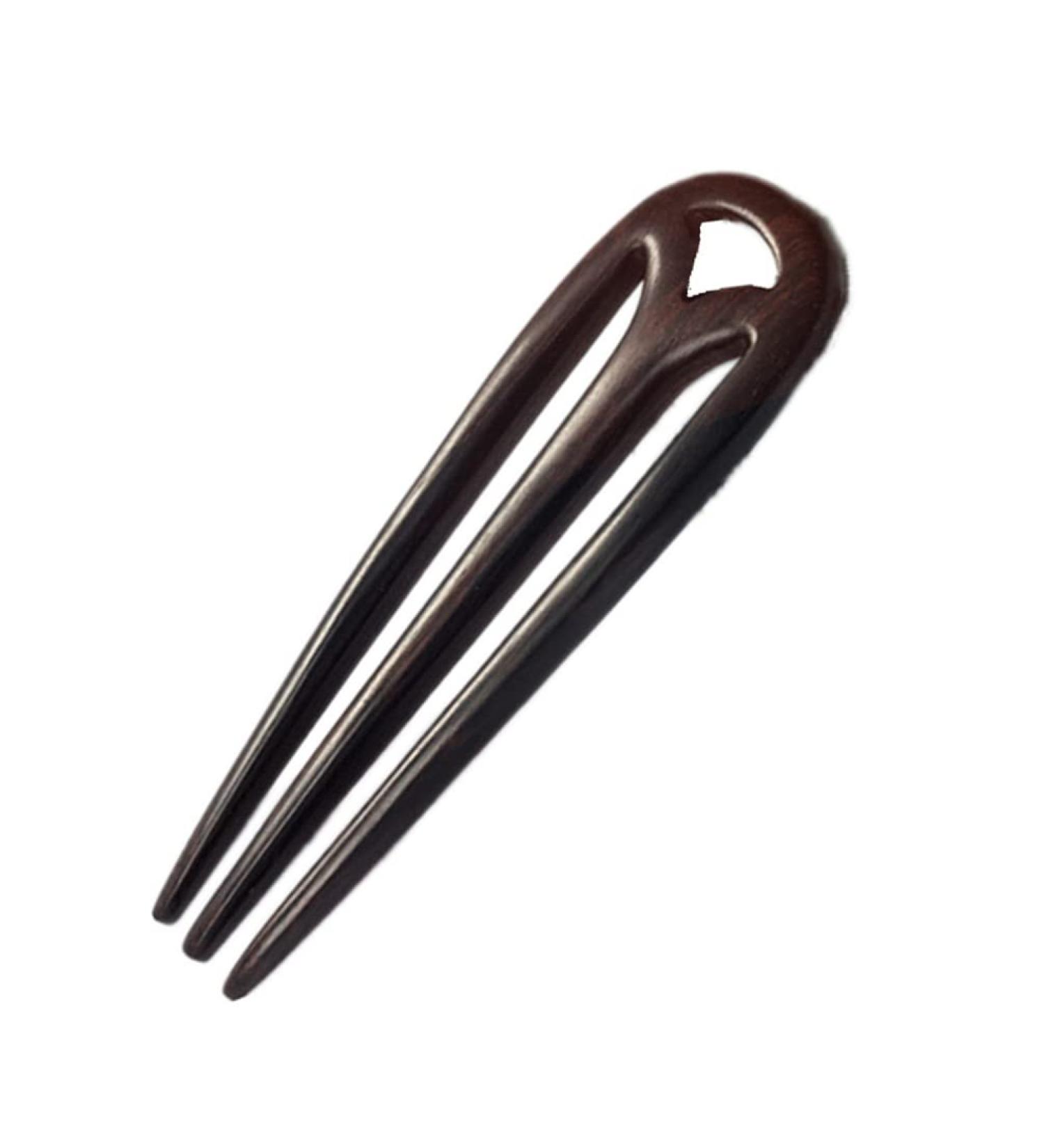 Hairpin Hair Styling Stick Chinese Wood Hair Sticks Gold Hair Accessories Wooden Hair Fork French u Pin Hair Jewels for Women Chinese Wooden Hair Stick Sandalwood Wedding Asia Miss - Buy Online on GoSupps.com