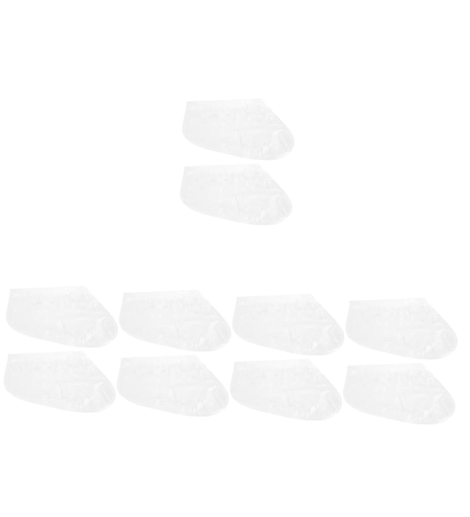 POPETPOP 10 Pairs Footsticker Foot Mask Sandwich Container Delicate Foot Masks Feet Exfoliating Masks Feet Nourishing Feet Calluses Remover Cracked Abs Sock Natural White - Buy Online on GoSupps.com