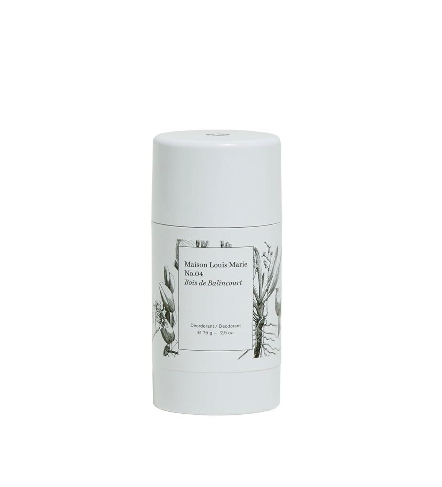 Maison Louis Marie - No.04 Bois de Balincourt Natural Deodorant | Luxury Clean Beauty + Fragrance - Buy Online on GoSupps.com