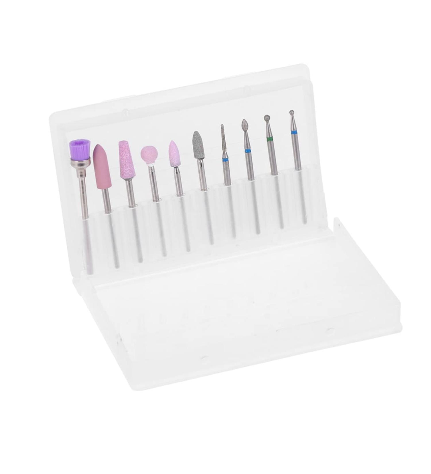 VINTORKY professional nail drill bits for acrylic nails acrylic nail drill bits nail file drill bits manicure ectric nail buffer bits file bits under nail cleaner tool dedicated gel Size 1 As Shown - Buy Online on GoSupps.com