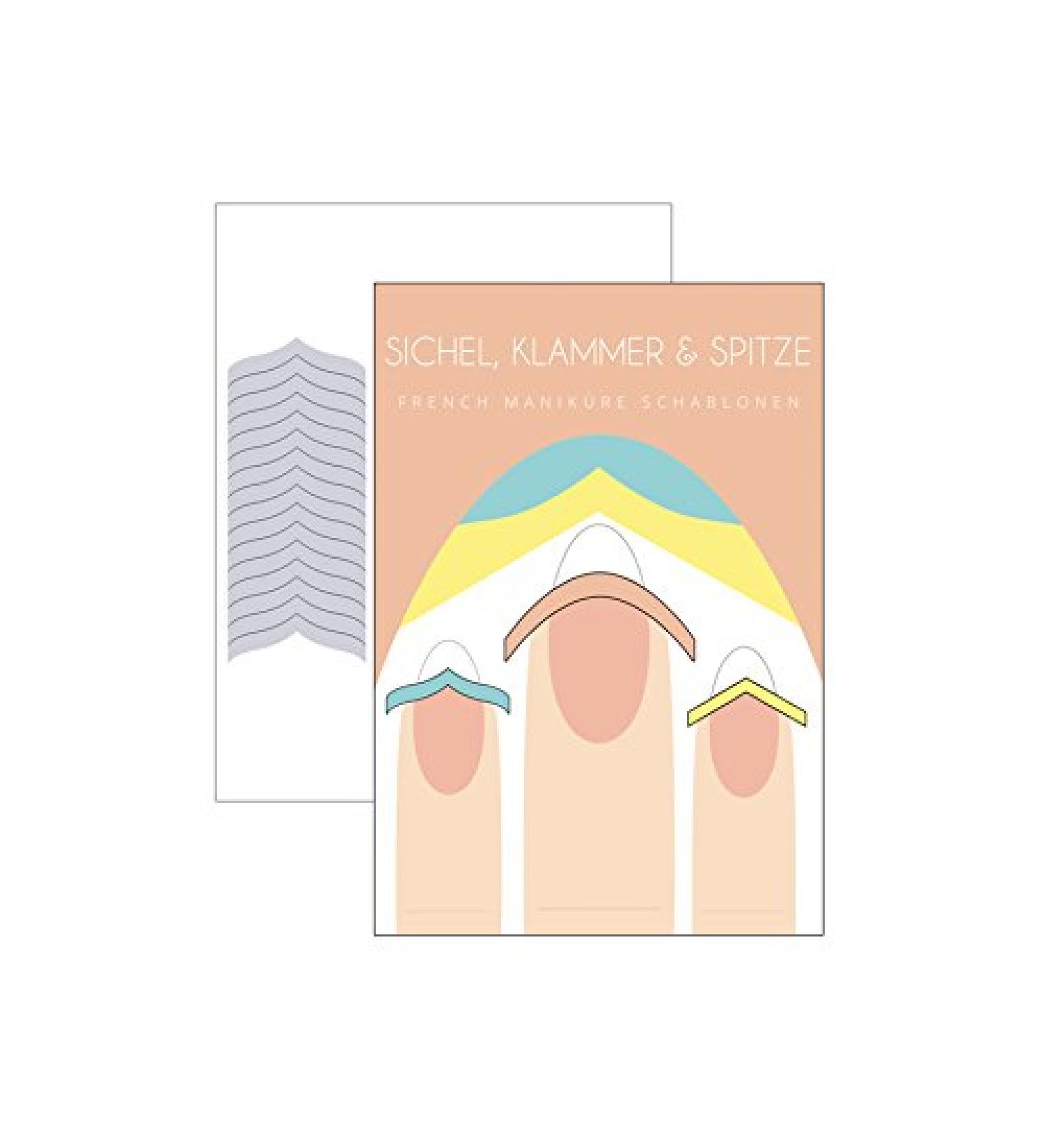 French Manicure Stencil Mix - 48 Pack of 3 Designs for Perfect Nail Smile Lines - International Shipping - Buy Online on GoSupps.com