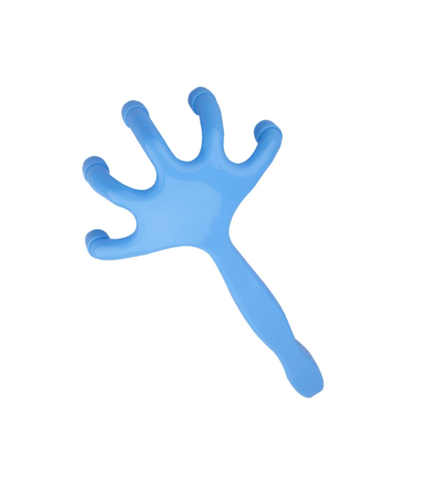 Fomiyes Mini Blue Massage Device - 5-Head Scalp & Full Body Massager for Ultimate Relaxation - Buy Online on GoSupps.com