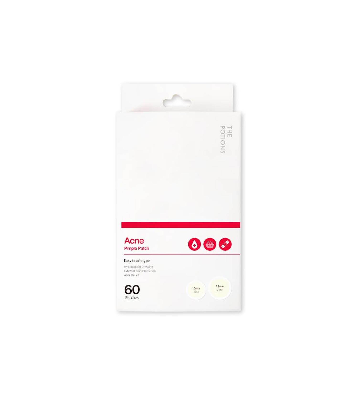 Buy The Potions Acne Pimple Patch - Hydrocolloid Spot Patches for Blemishes & Breakouts | 36 Count 10mm & 24 Count 12mm | Korean Skin Care | International Shipping - Buy Online on GoSupps.com