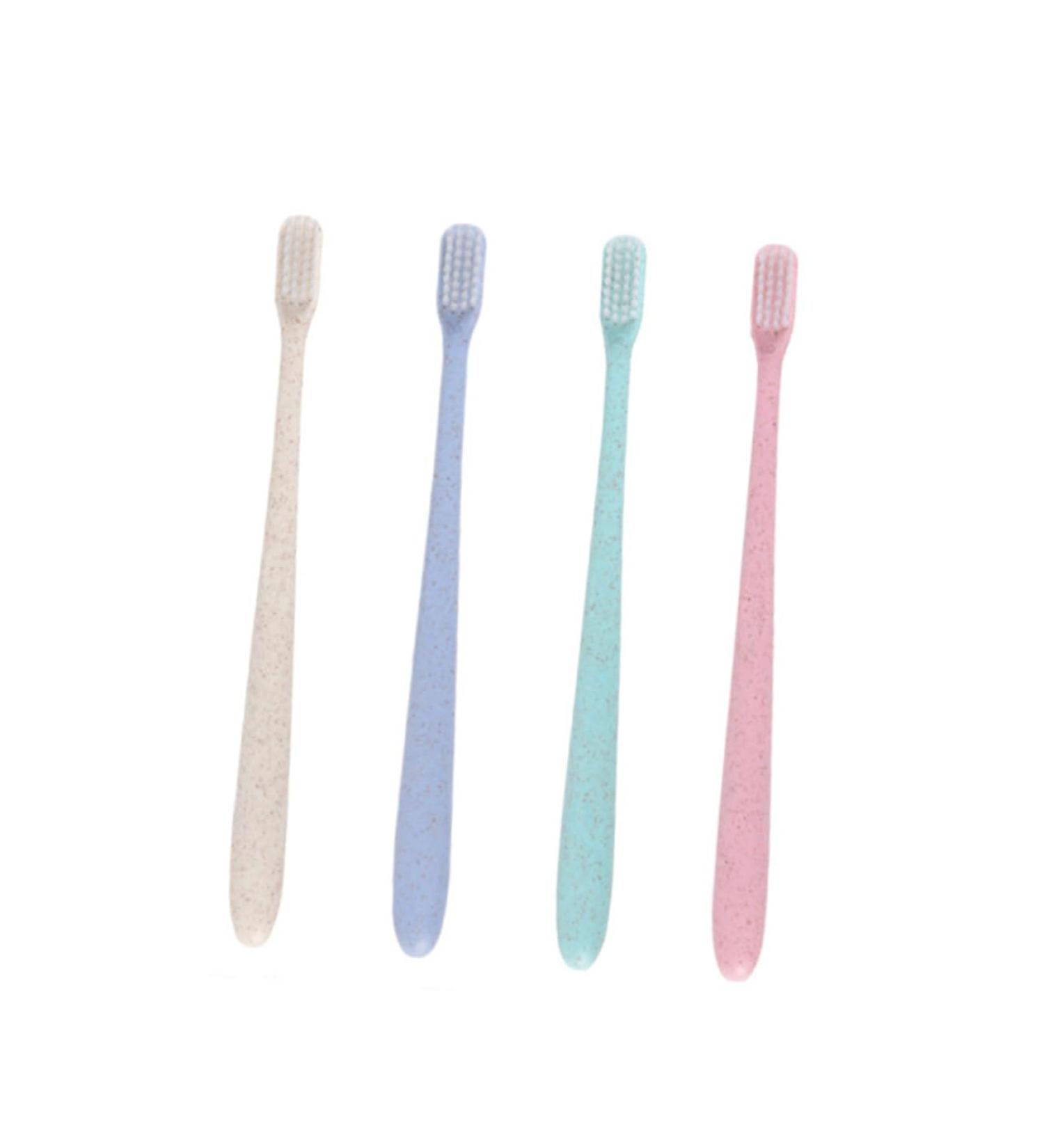Buy Organic Charcoal Toothbrush Set - 16 Eco-Friendly Travel Toothbrushes with Caps - Household Care for Vegans - Buy Online on GoSupps.com