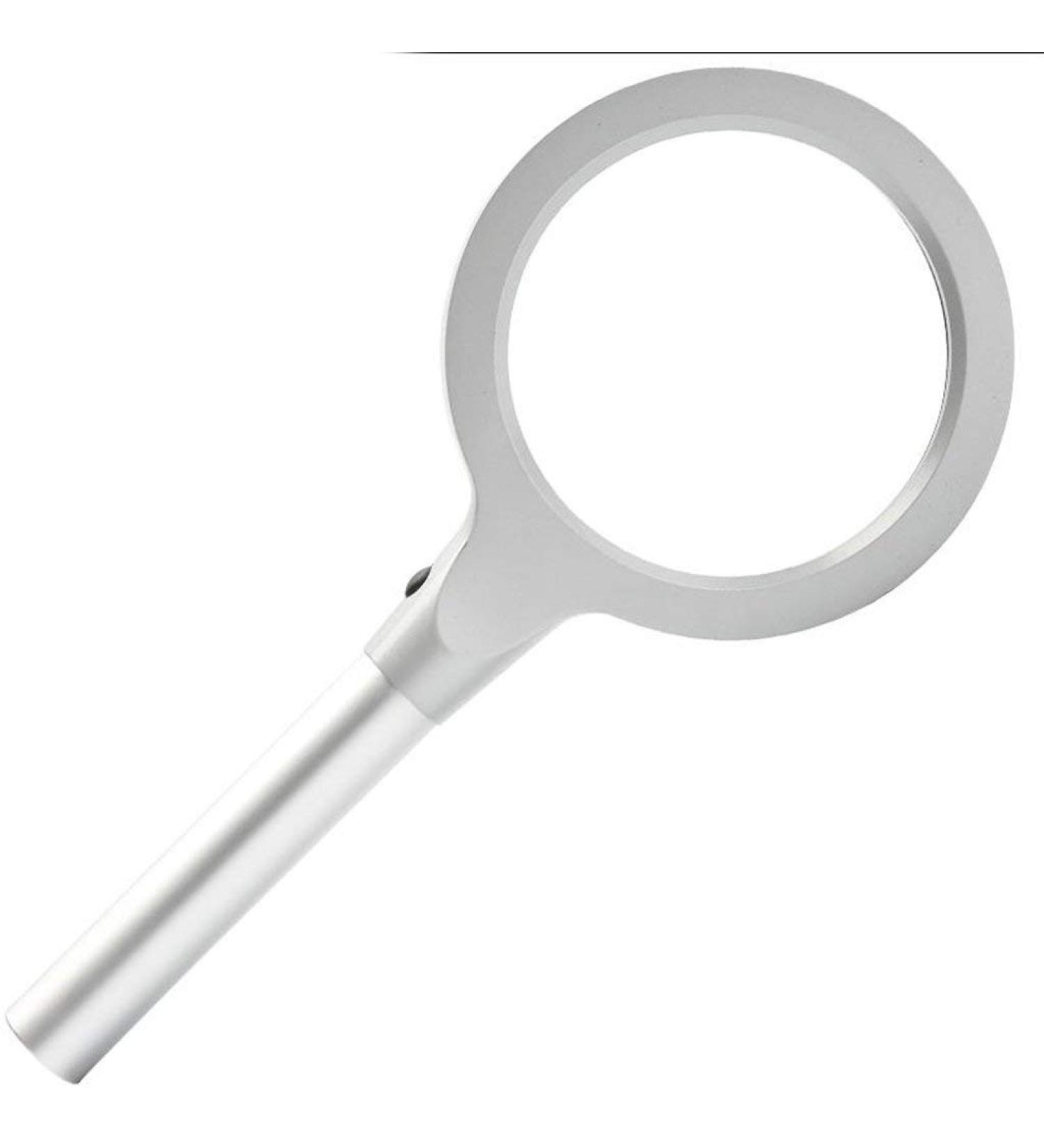 High-Grade Aluminum Alloy 12LED Lamp 85mm HD Reading Magnifier Good Times - Buy Online on GoSupps.com