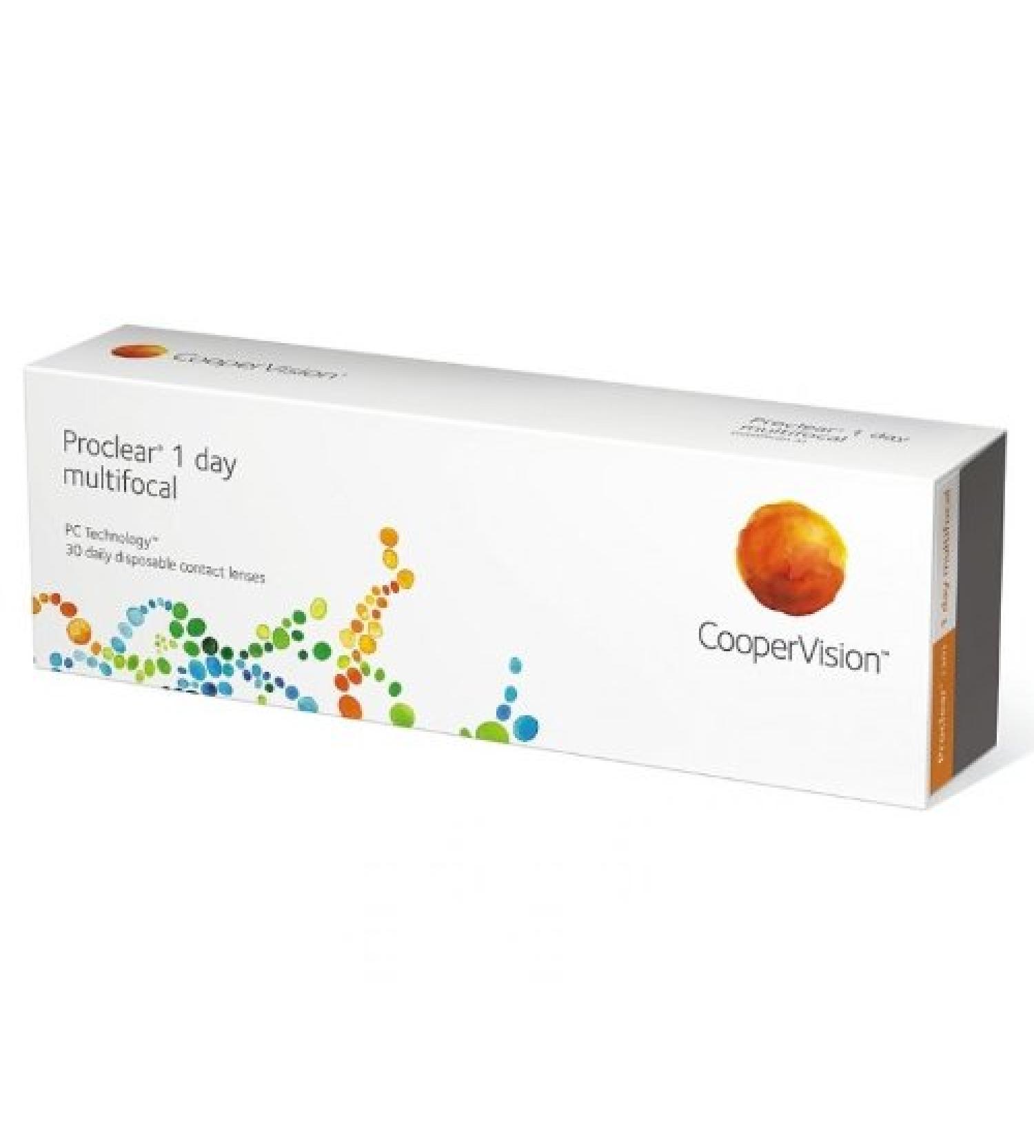 Proclear 1day Multifocal daily soft lenses 30 pieces / BC 8.70 mm / DIA 14.20 / ADD MED / -3.50 diopters