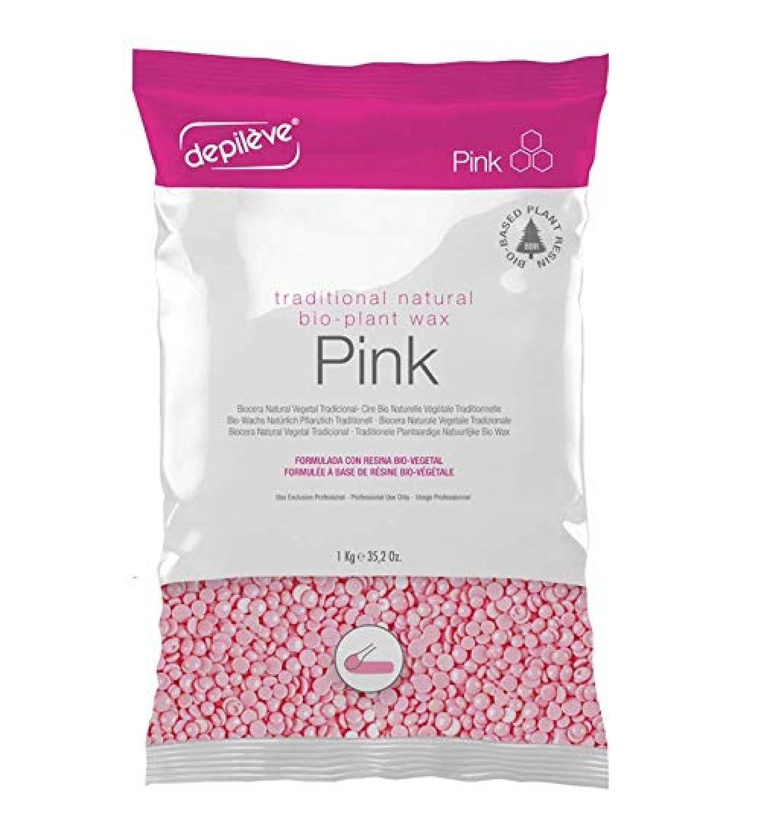 DEPILEVE - BIOWAX TRADITIONAL BEAD PINK 1 KG