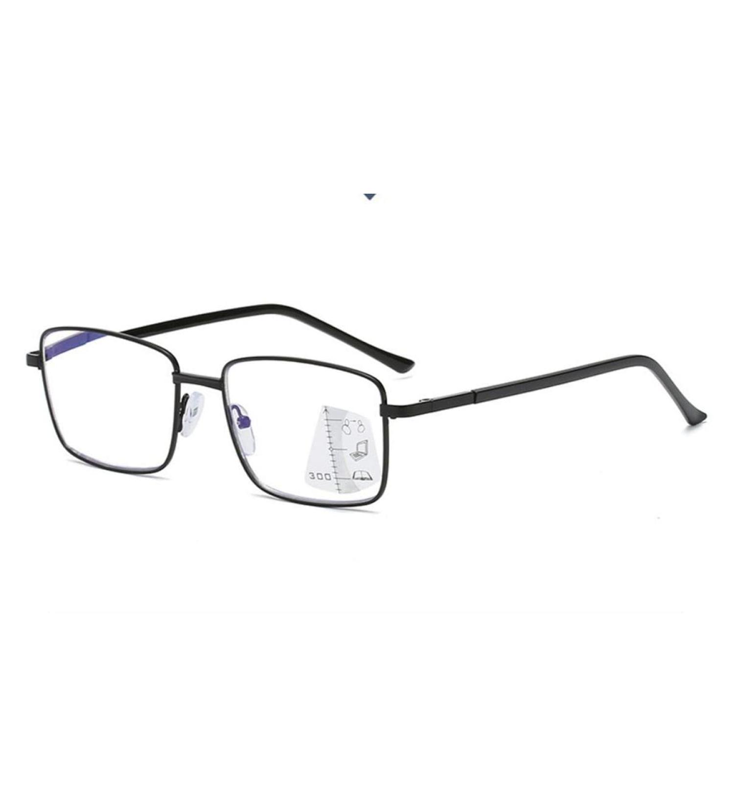 Rapping Glasses - Multifocal Anti-Blue Light Reading Glasses for Men & Women | Metal Frame +1.0 to +2.5 Diopters - Buy Online on GoSupps.com