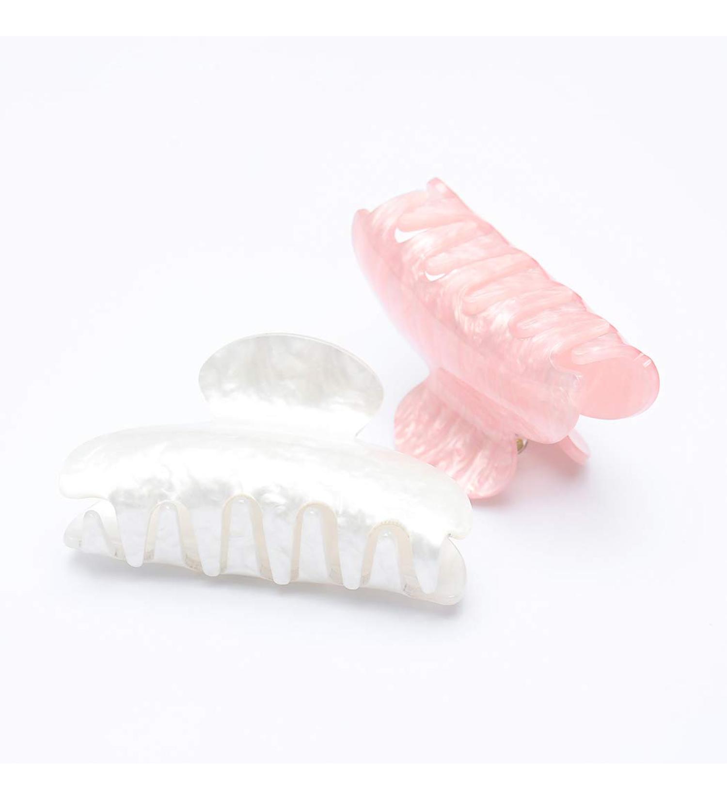 Brinie Pink Hair Claw Clamps - Non Slip Clips for Women and Girls (2 PCS) - Buy Online on GoSupps.com