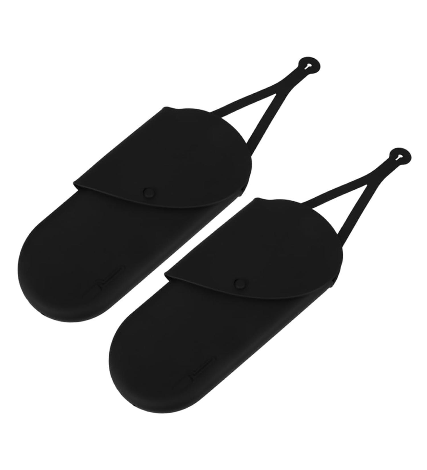 FOMIYES 2pcs Black Hanging Storage Pouch Hair Rollers Travel Storage Bag - Buy Online on GoSupps.com