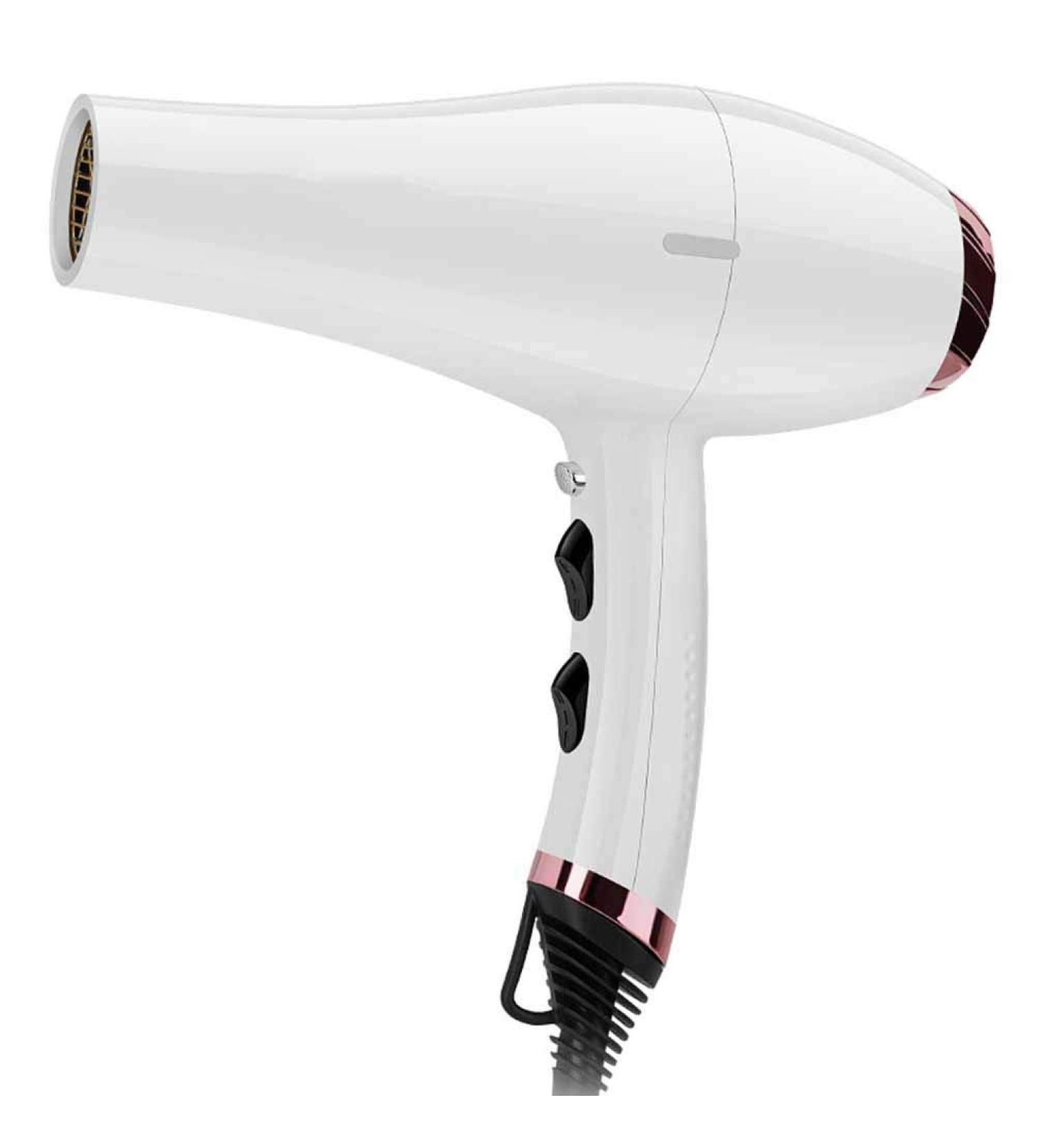 2200W Professional Hair Dryer Ionic Hair Dryer Hairdryer Constant Temperature Hair Dryer Powerful AC Motor 3 Speed Settings Cool Button for Heathly Looking Hair for Travel and Home White Small - Buy Online on GoSupps.com