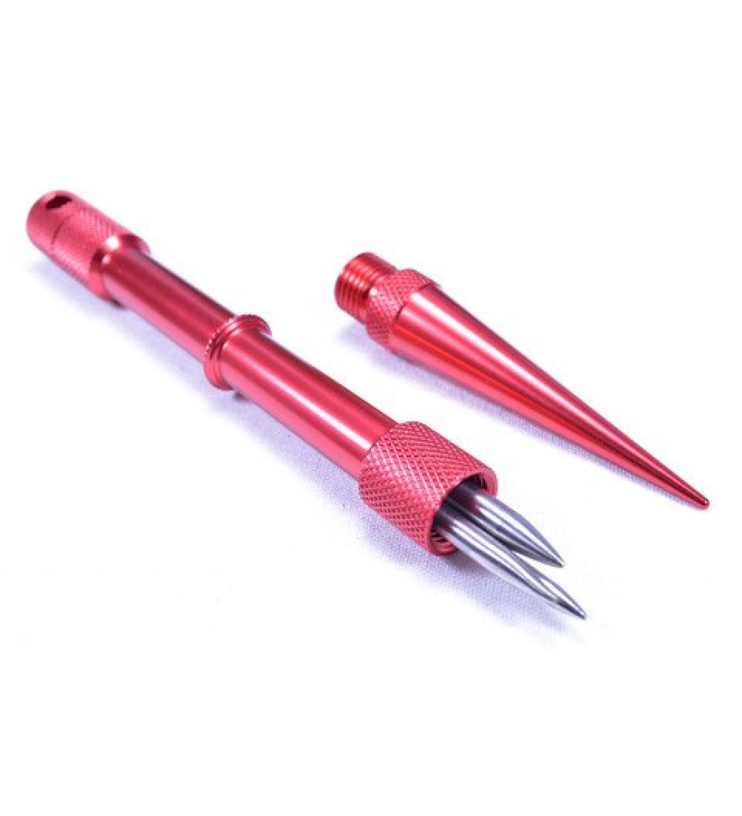 Marlin Spike with 3 Lacing Needles / Fids for Paracord or Leather Work