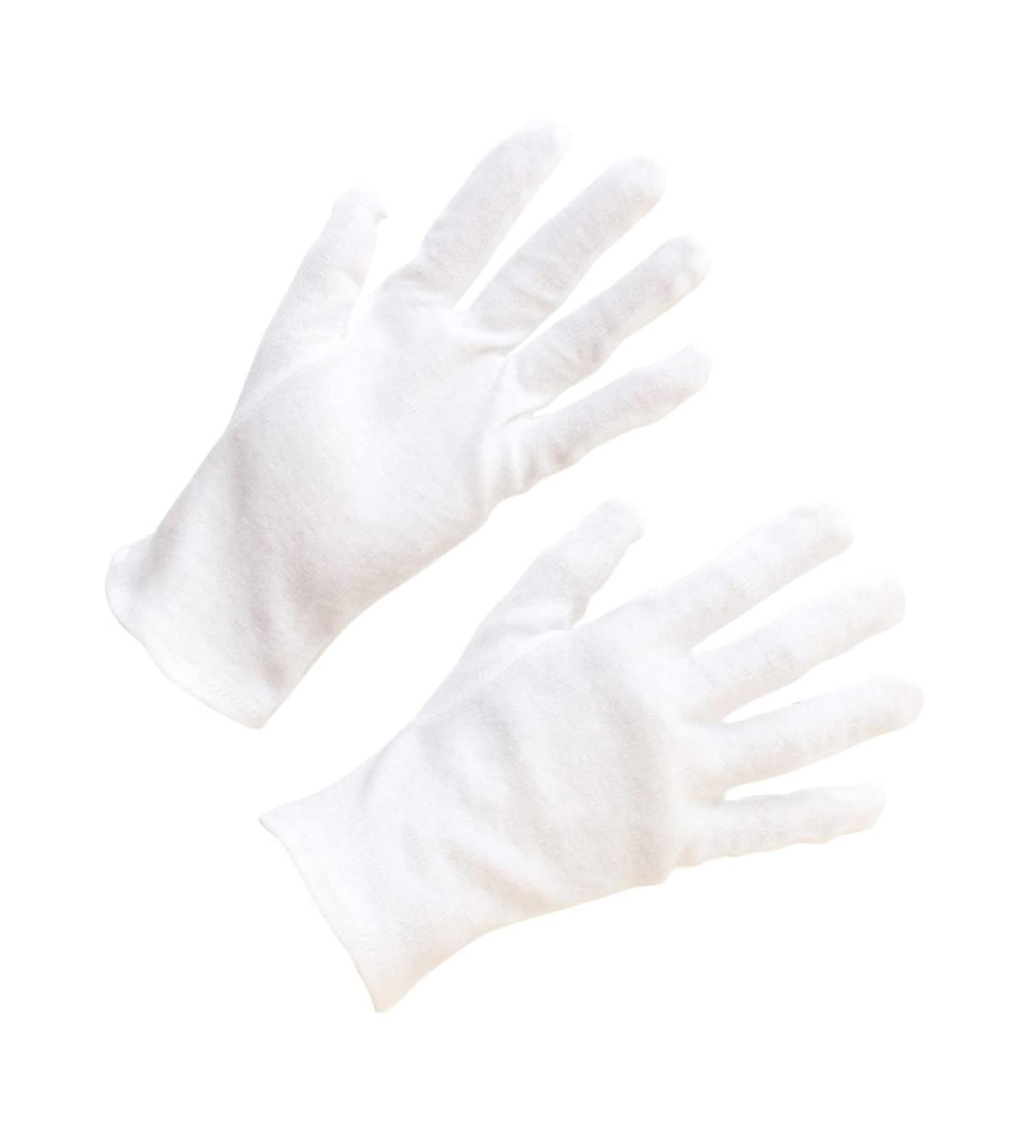 OKUMEYR 12 Pairs Moisturizing Food Handling Glove Hair Dye White Kitchen Hair Dyeing Dry Hands White Work Spa XL:24X11cm White - Buy Online on GoSupps.com