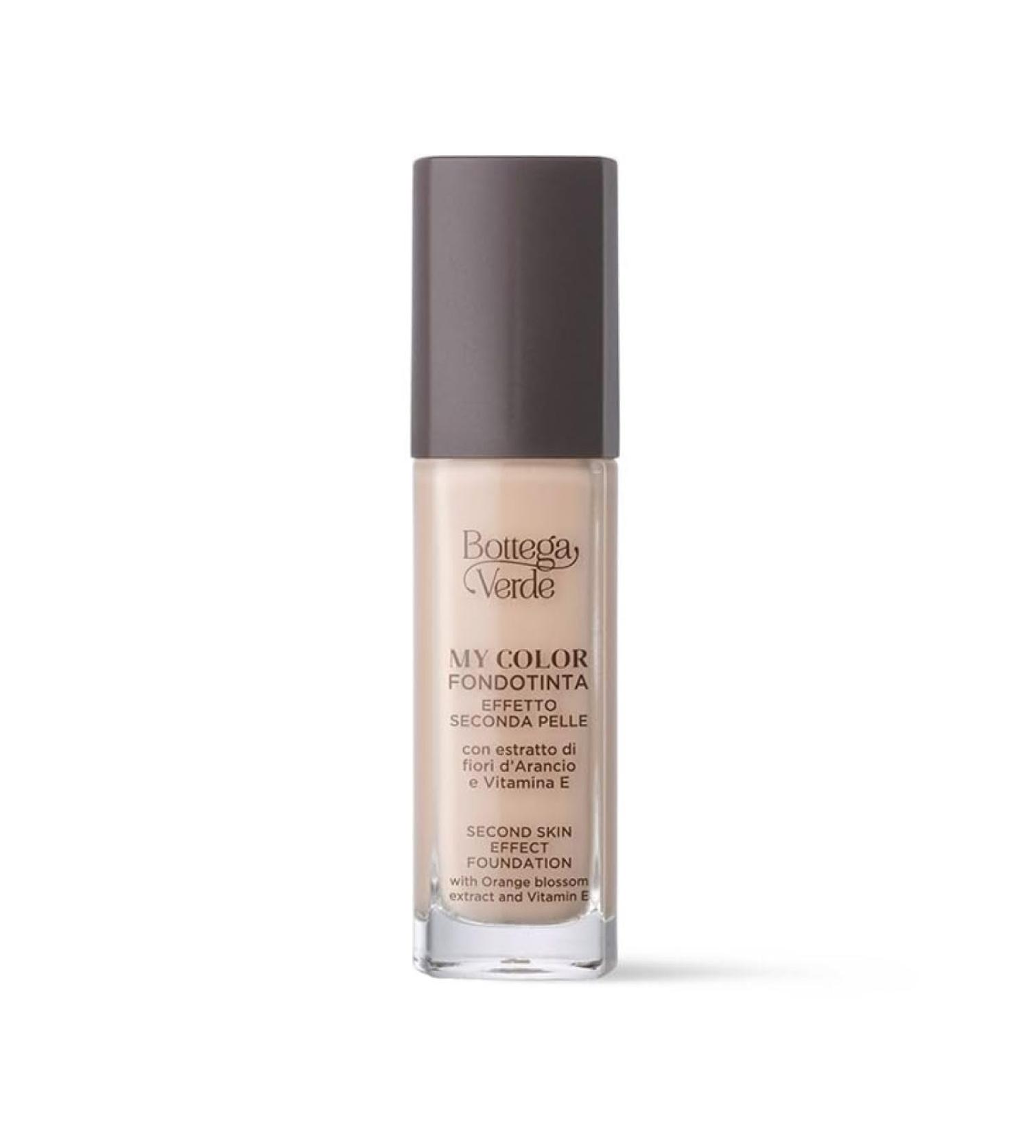  Bottega Verde Bottega Verde My Color Foundation - second skin effect - with orange blossom extract and vitamin E (30 ml) - Buy Online on GoSupps.com