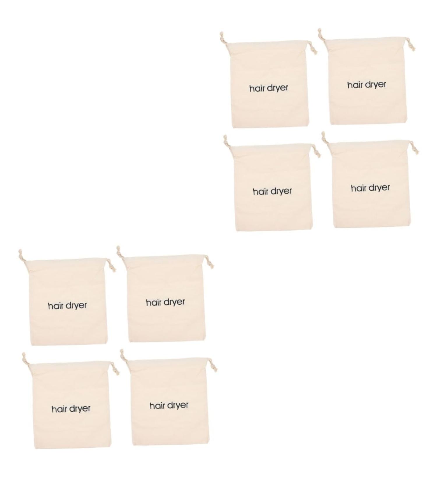 Balacoo 8 Pcs Hair Dryer Storage Bag Cotton Makeup Bag Drawstring Hair Dryer Carriers Drawstring Bags Travel - Buy Online on GoSupps.com