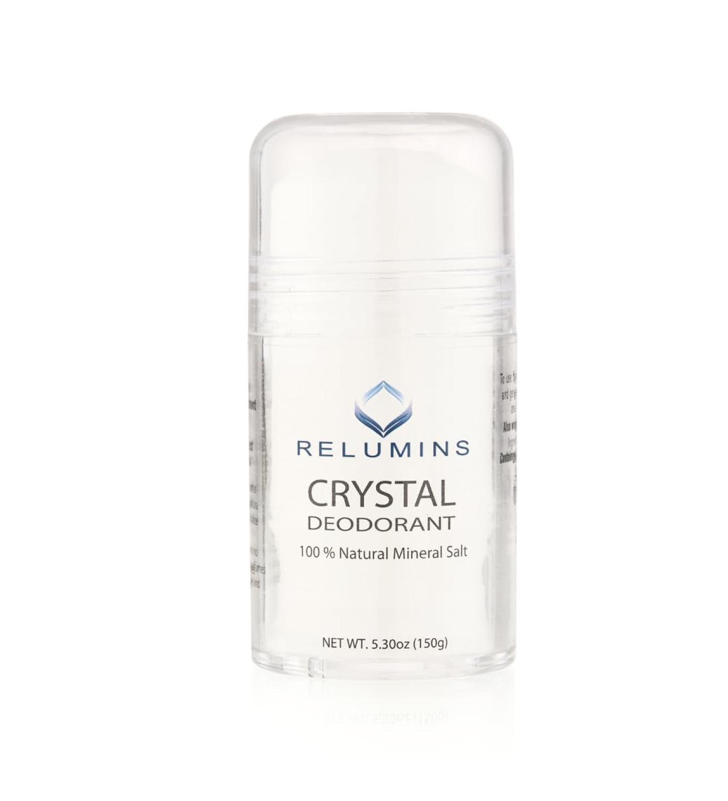 Relumins Crystal Deodorant Potassium Alum Natural Mineral Salt Roll-On Non-Staining and Scent-free Natural Deodorant with 24-Hour Odor Protection 5.3 oz x 3 Bottles - Buy Online on GoSupps.com