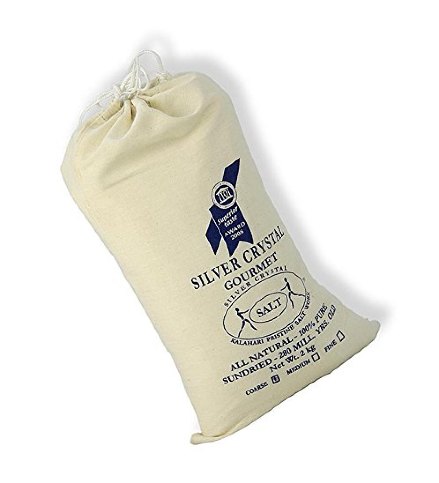 Greenplan Products Silver Crystal 2Kg Coarse Calahari Salt