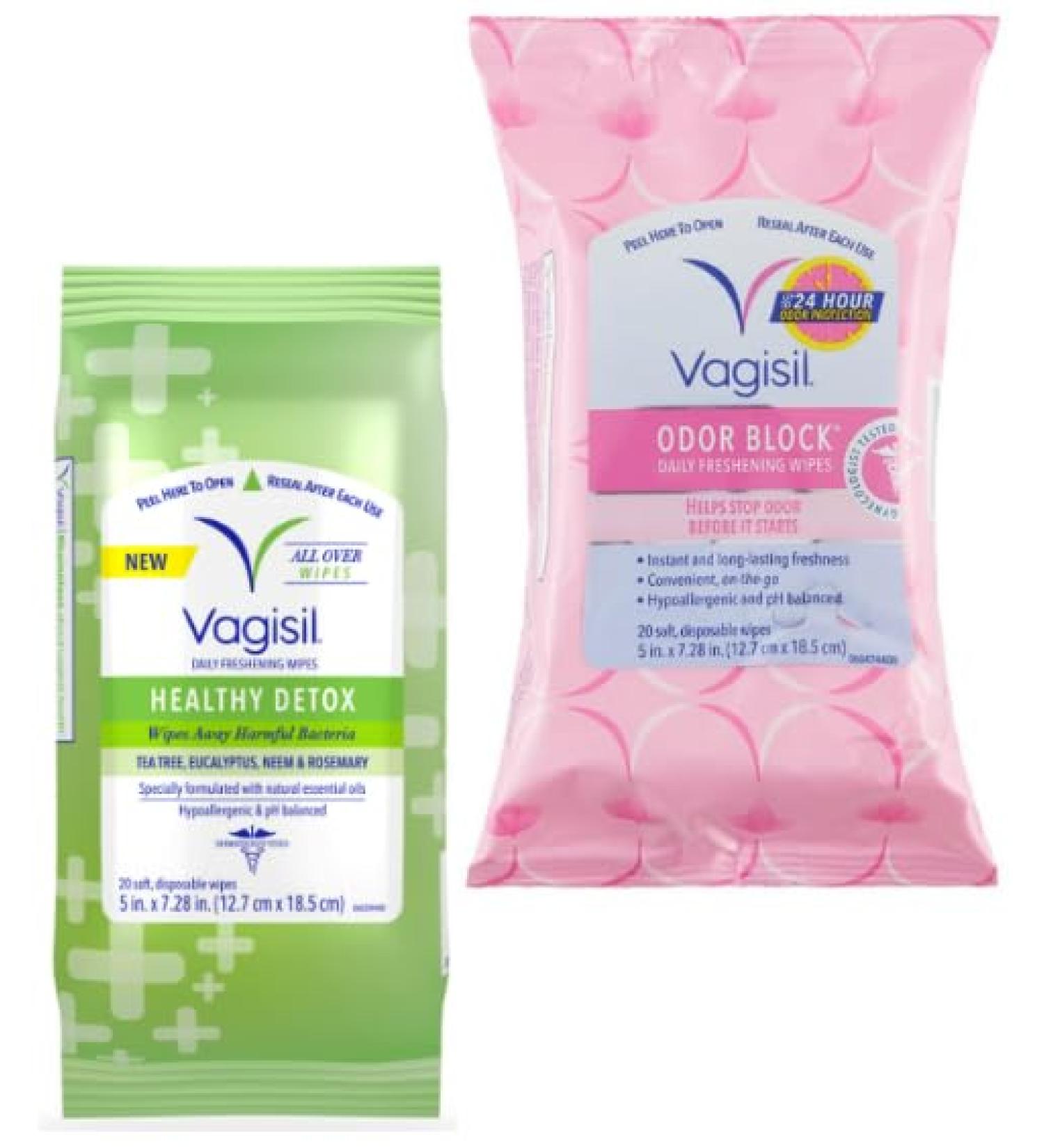 Women's Intimate Cleaning Wipes - Odor-Free Feminine Wash + King Combo QR Code | Detox & Refresh - Buy Online on GoSupps.com