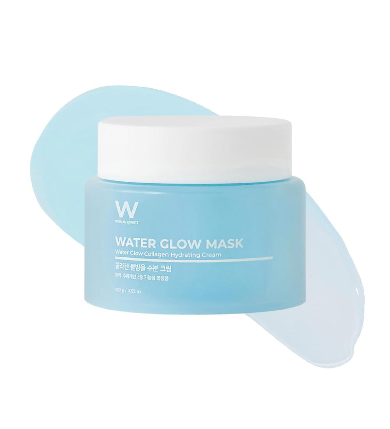Water Glow Mask 3.52 fl Oz | Overnight Hydrating Facial Cream | Moisturizing Kbeauty Deep Hydration for Soothing Skin Redness - Buy Online on GoSupps.com