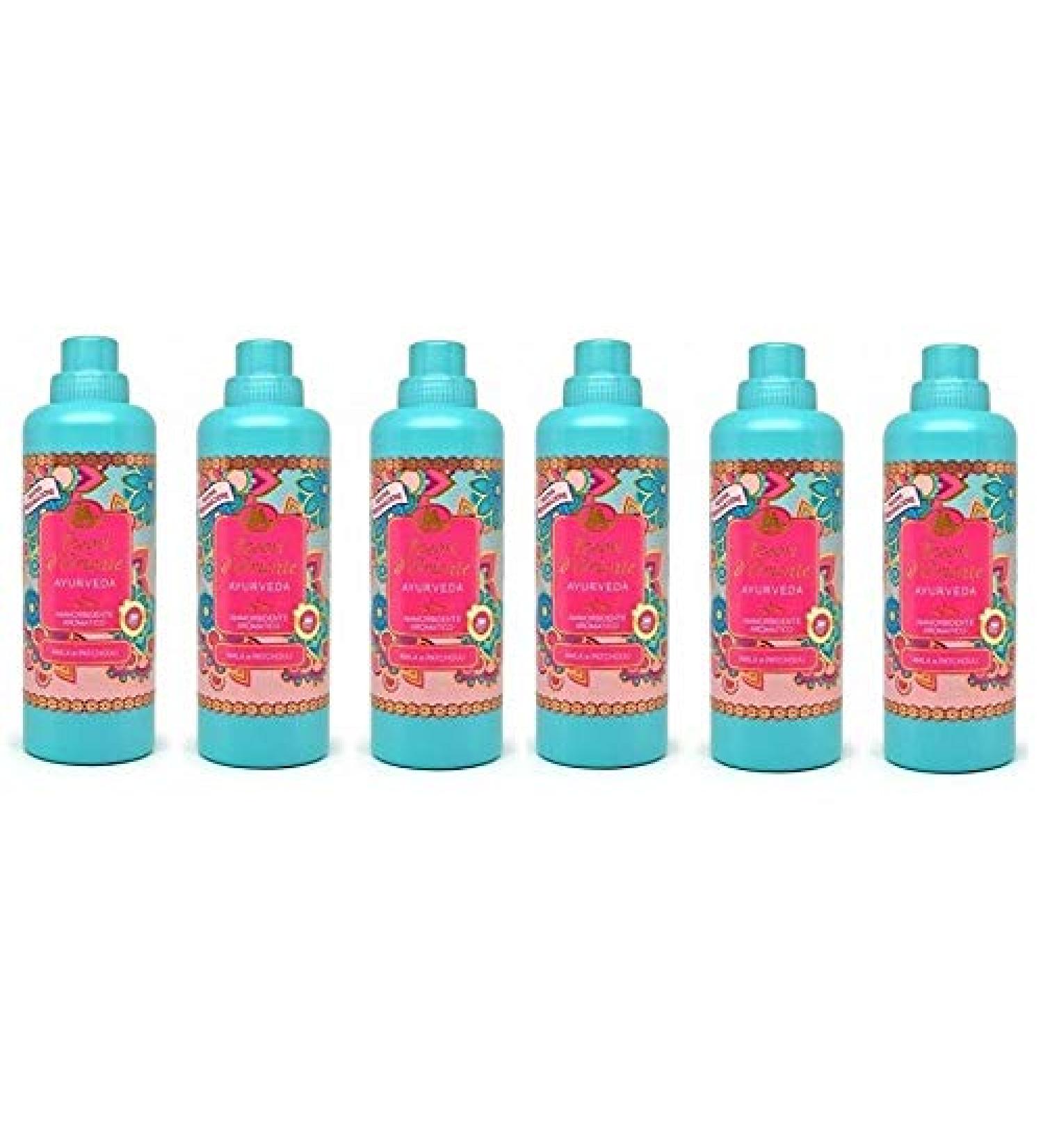 6X Tesori d'oriente scented Ayurveda fabric softener 750 ml Ayurveda