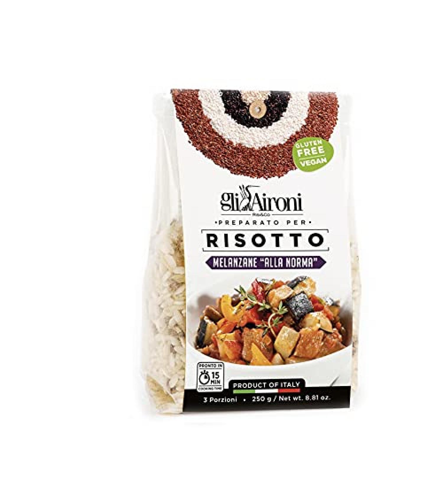 Gli Aironi Risotto met Aubergines alla Norma 250 gr