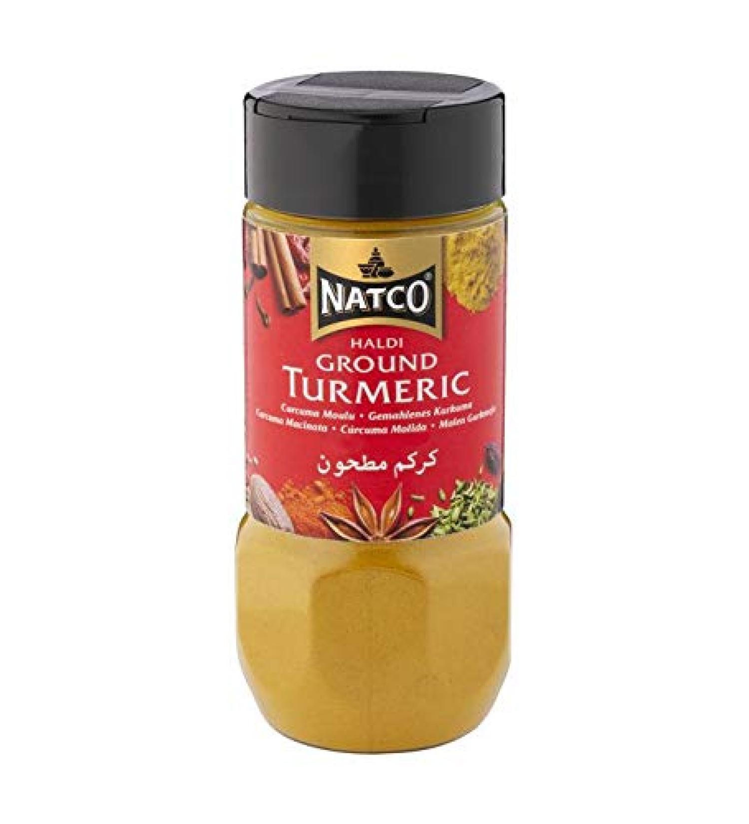 Natco - Curcuma moulu (haldi) - 100 g - Lot de 4